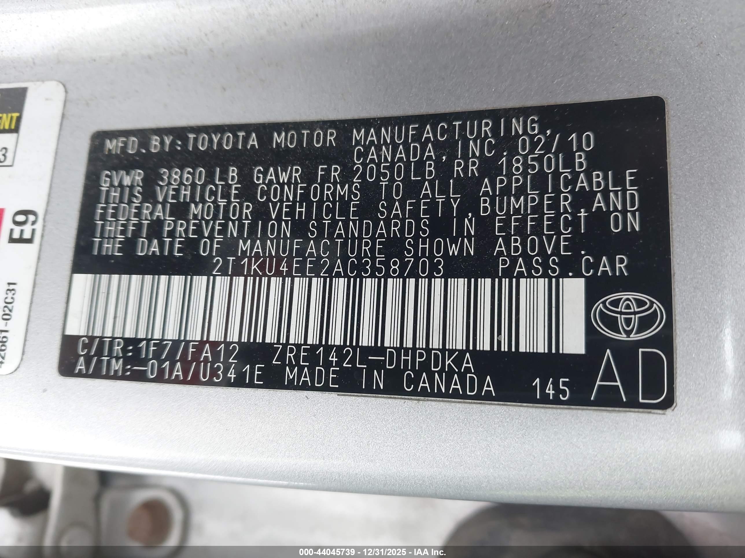 TOYOTA MATRIX image 9