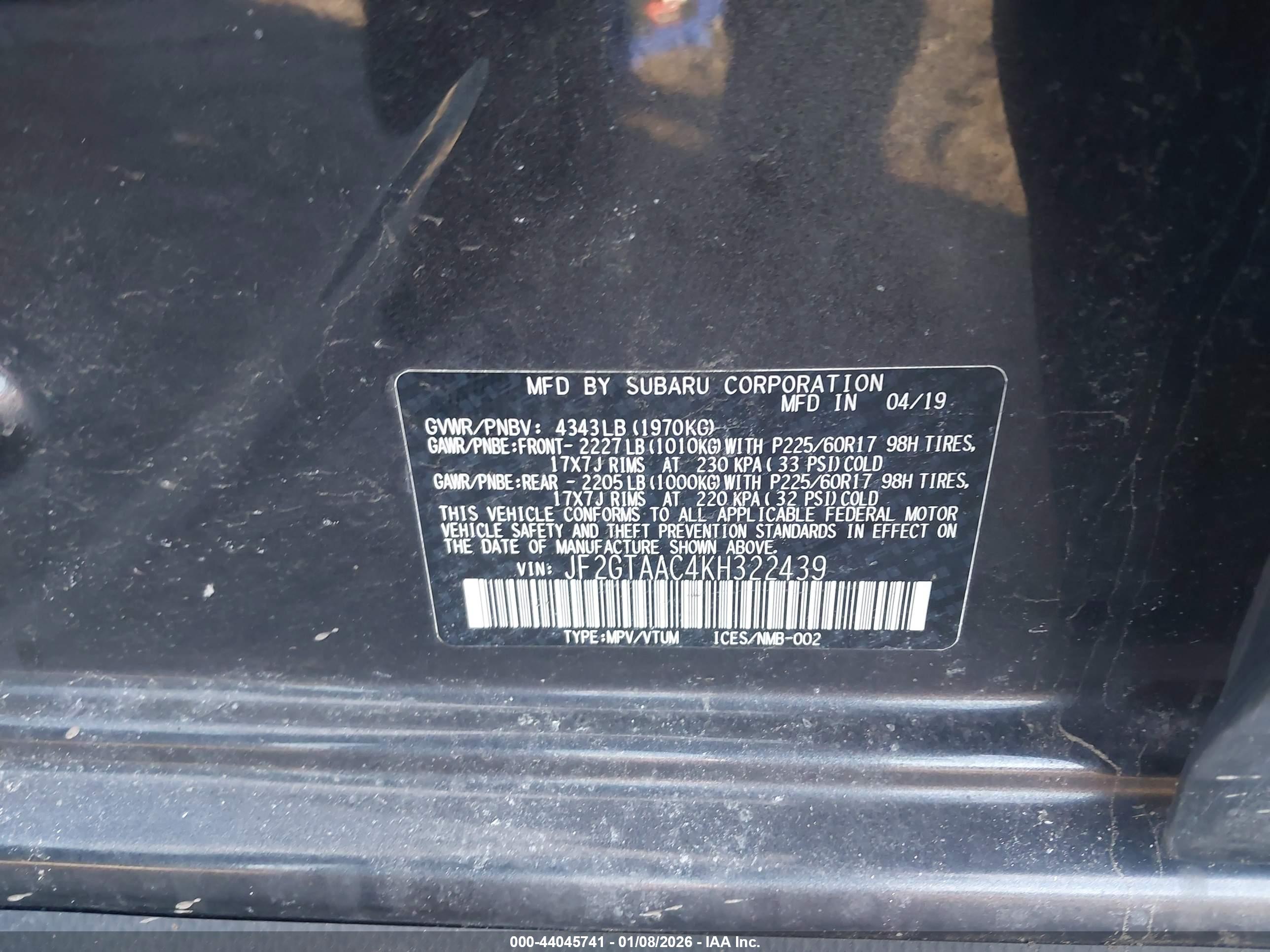 SUBARU CROSSTREK image 9