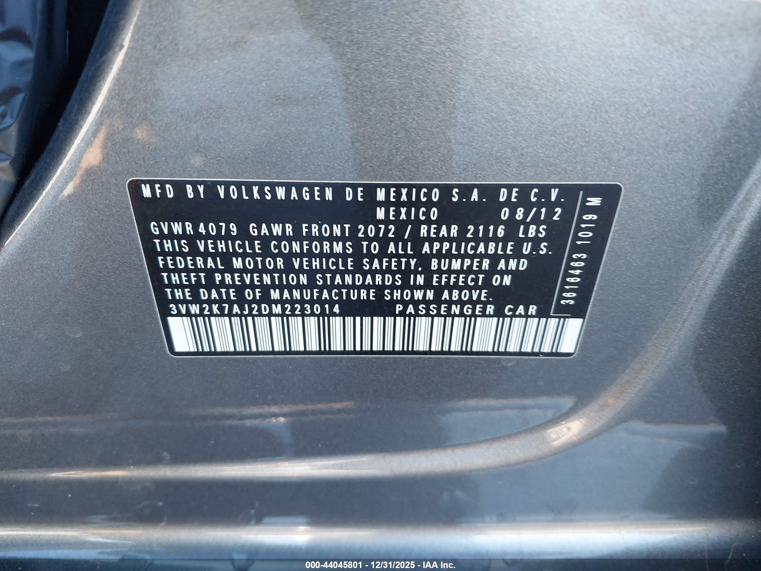 VOLKSWAGEN JETTA image 9