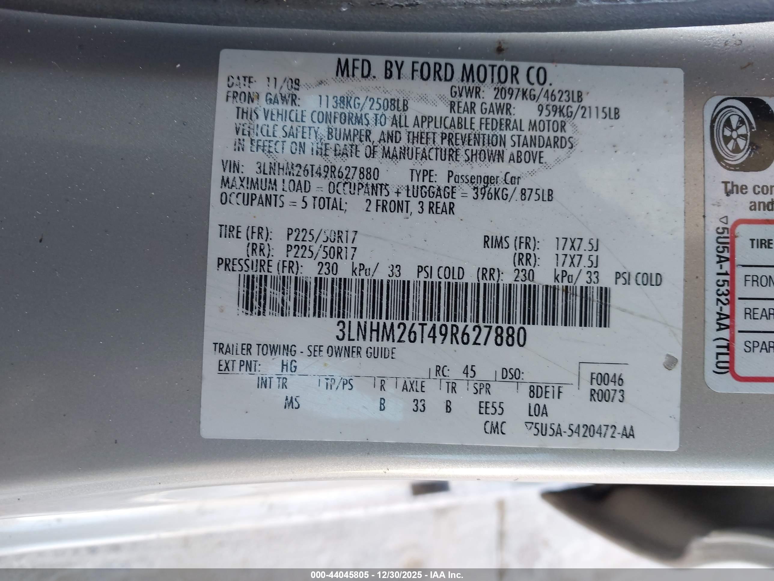 LINCOLN MKZ image 9
