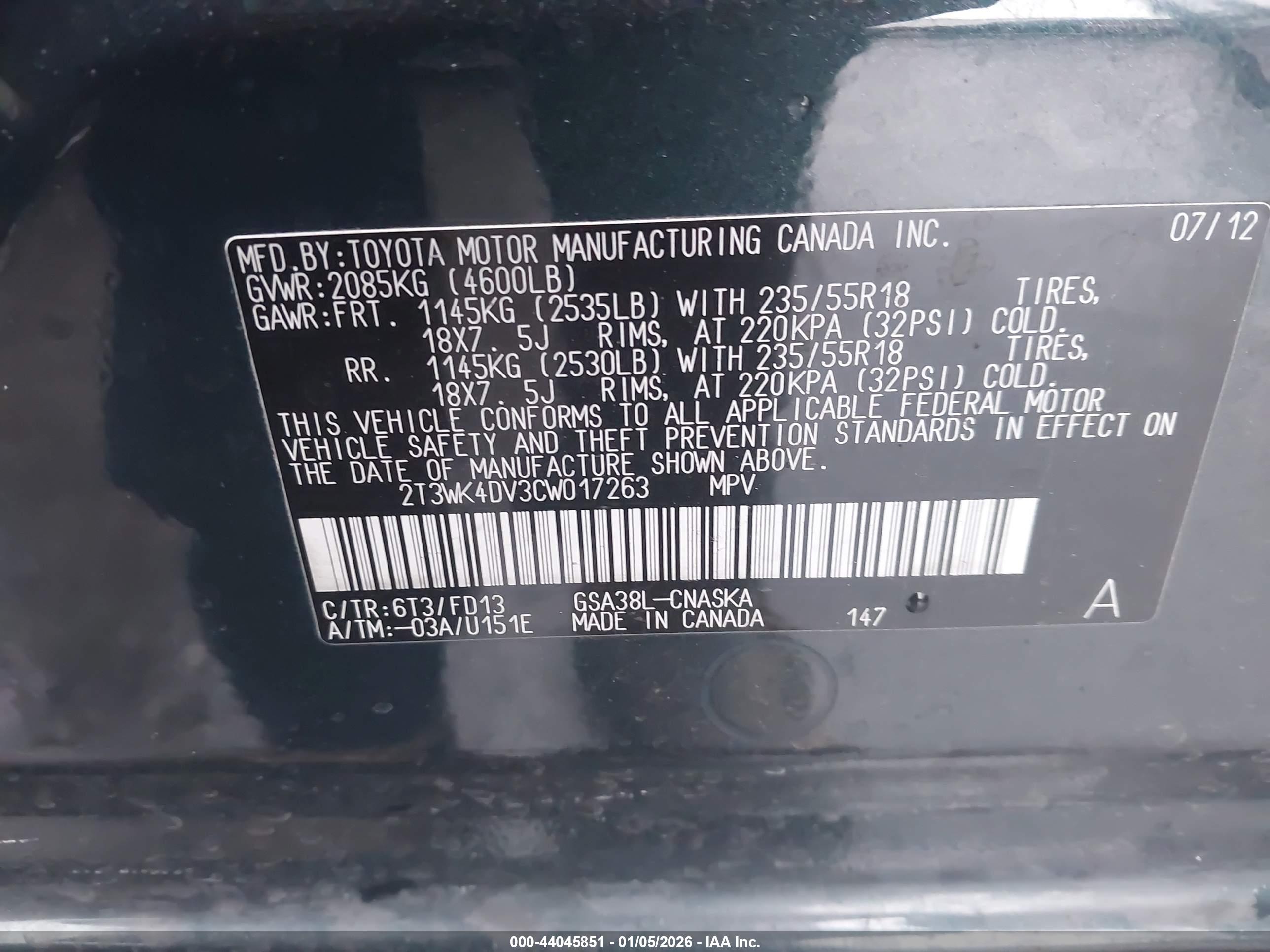TOYOTA RAV4 image 9