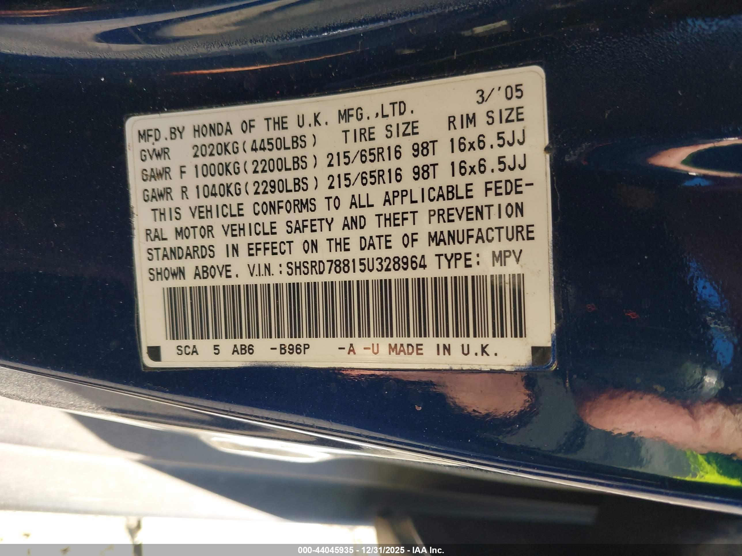 HONDA CR-V image 9