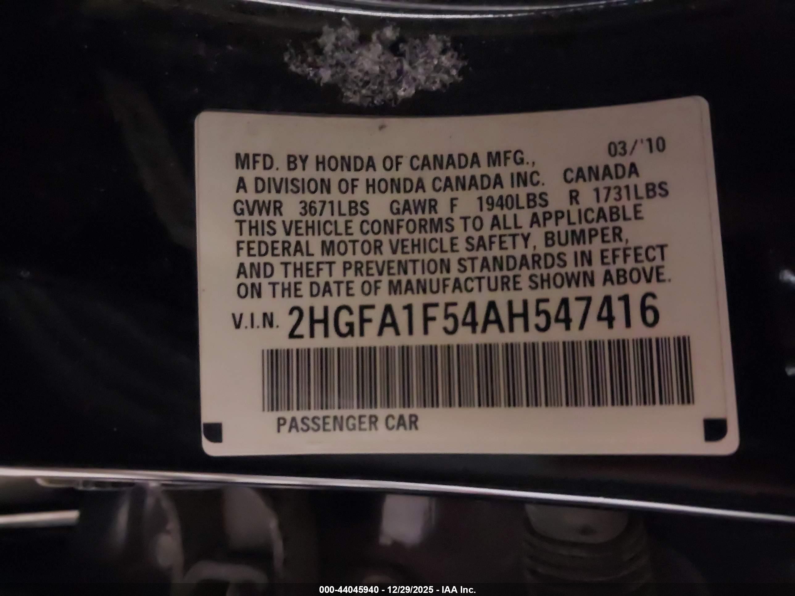 HONDA CIVIC image 9