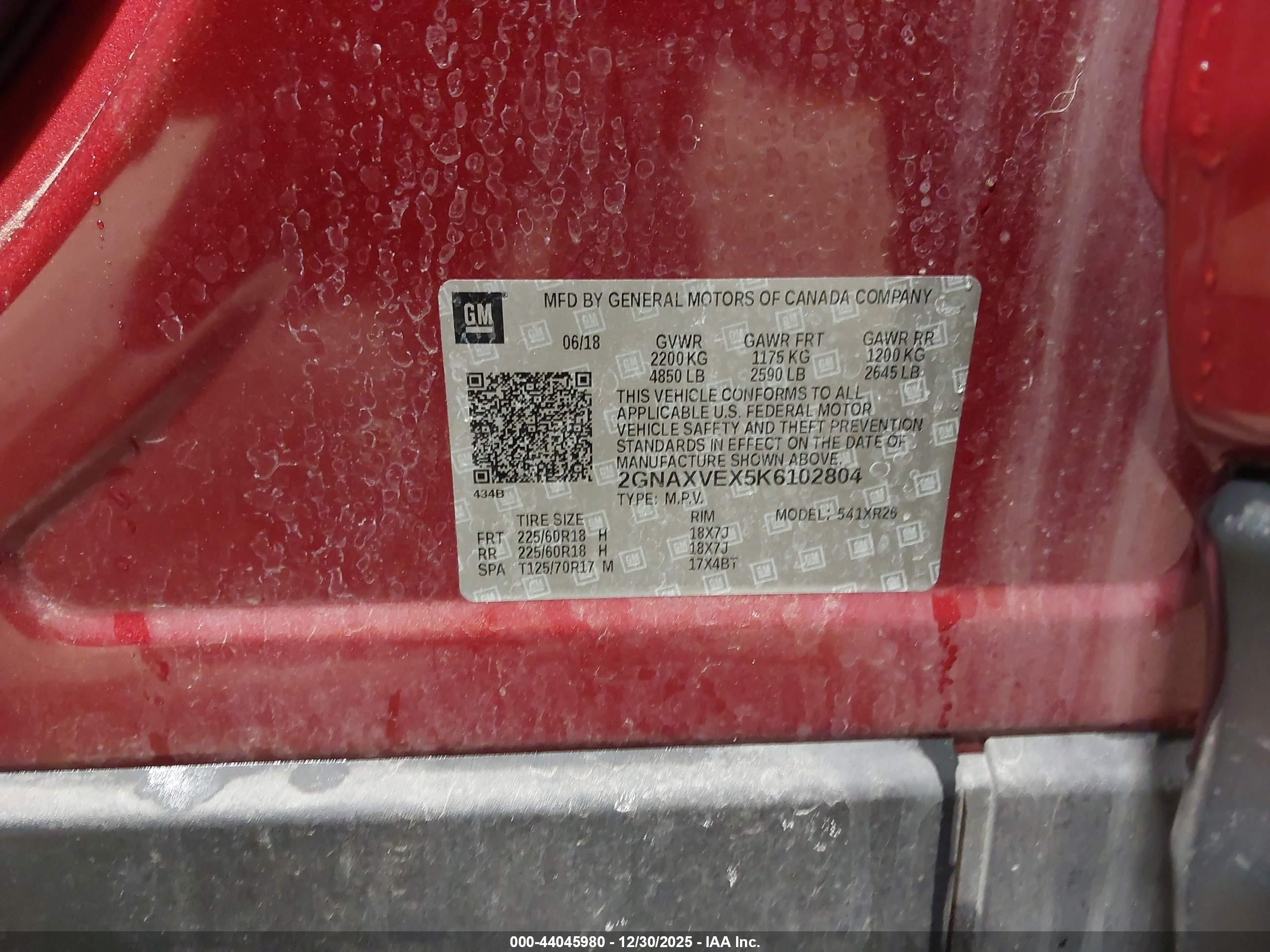 CHEVROLET EQUINOX image 9