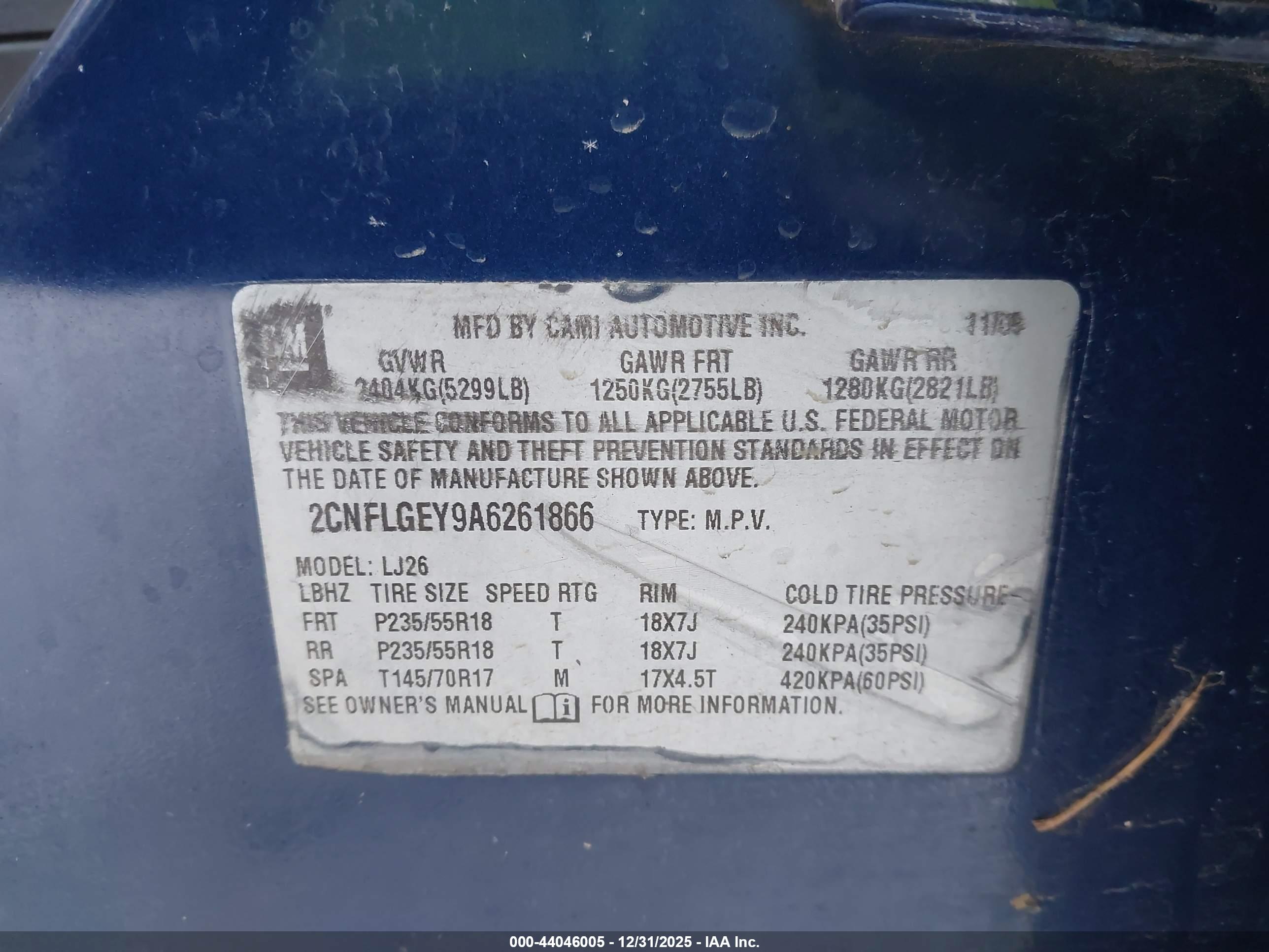 CHEVROLET EQUINOX image 9