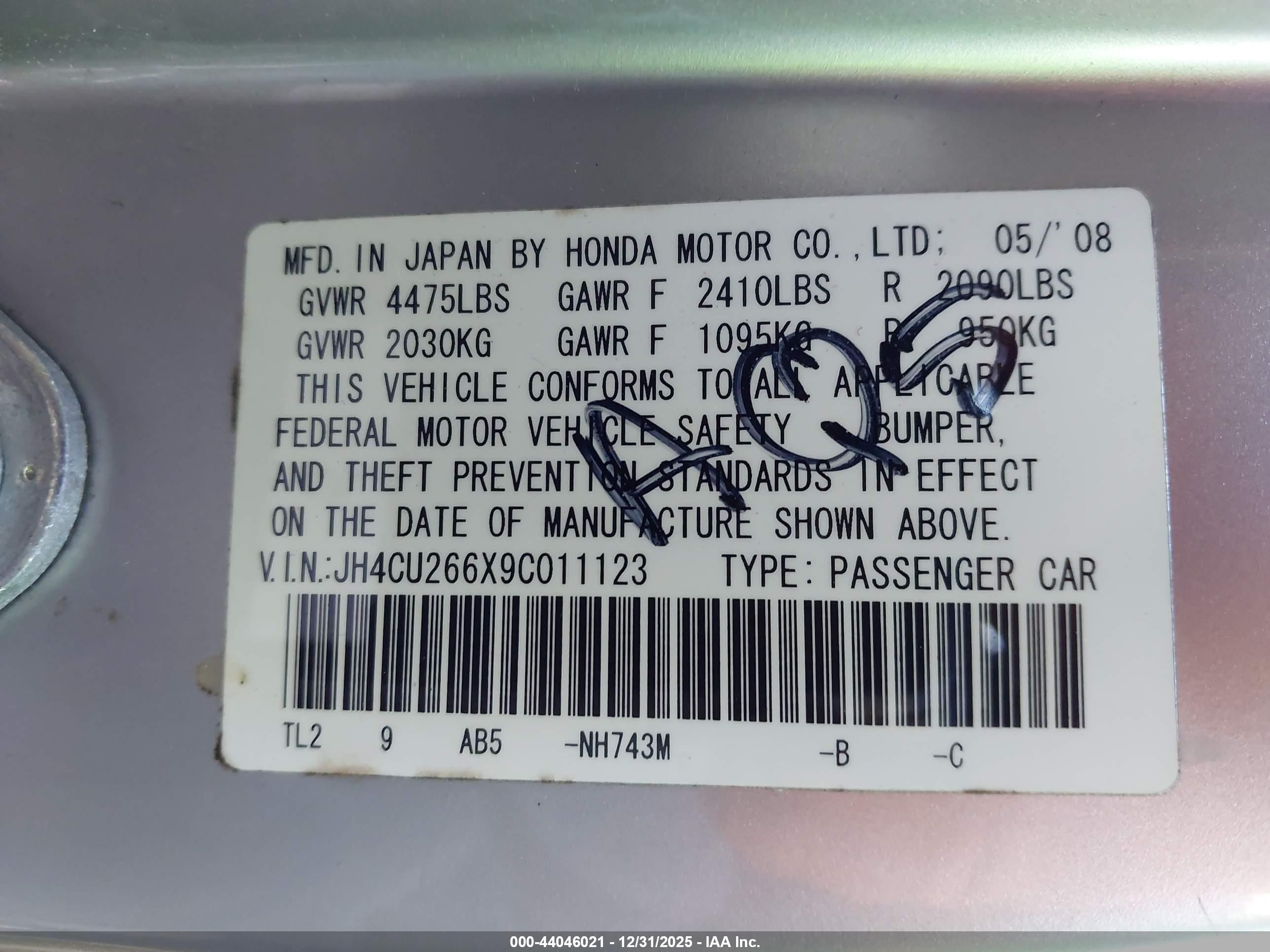 ACURA TSX image 9