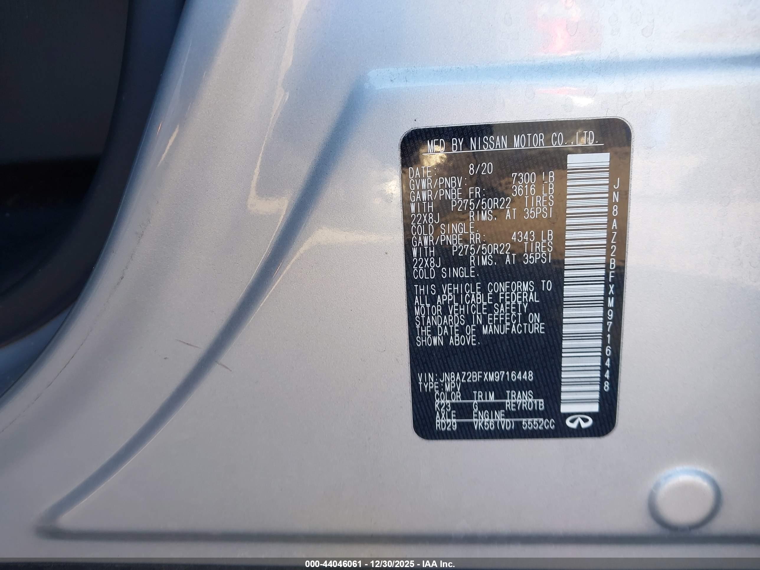 INFINITI QX80 image 9
