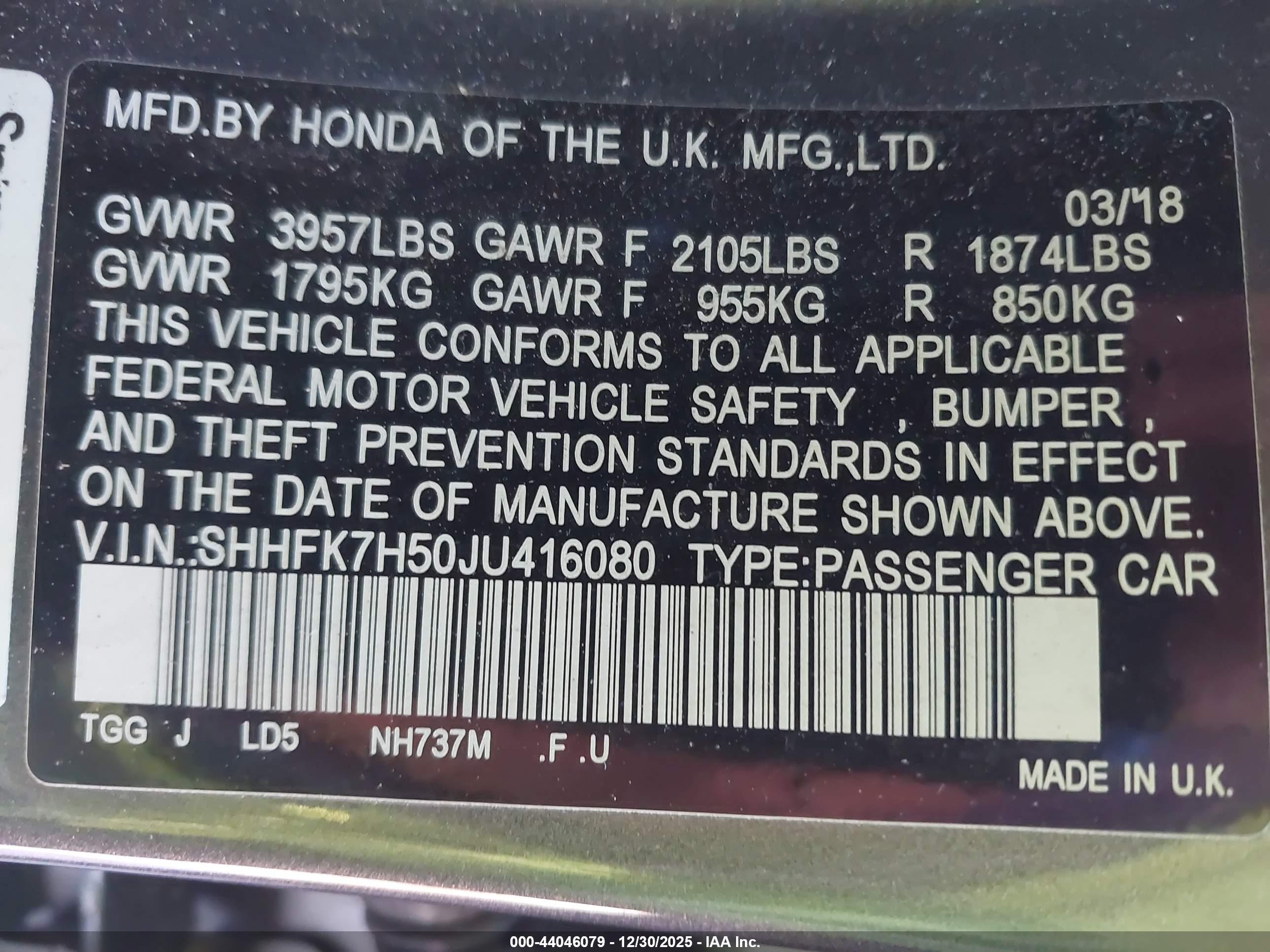 HONDA CIVIC image 9