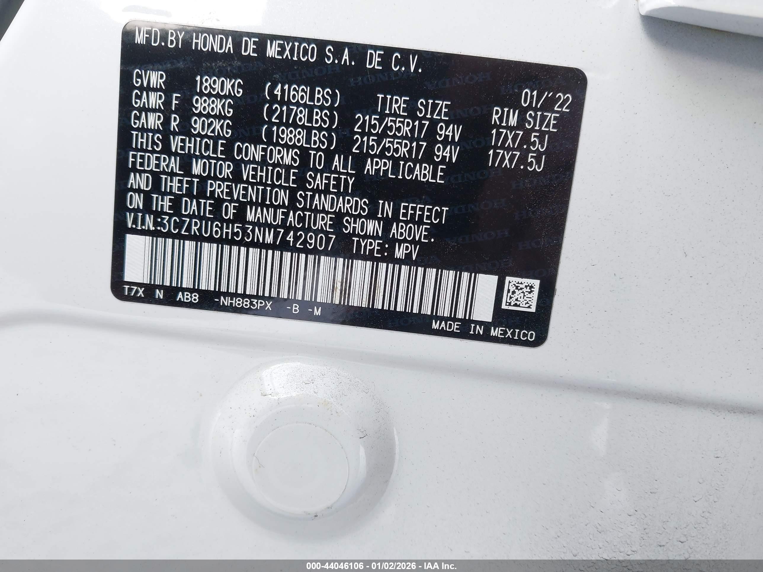 HONDA HR-V image 9