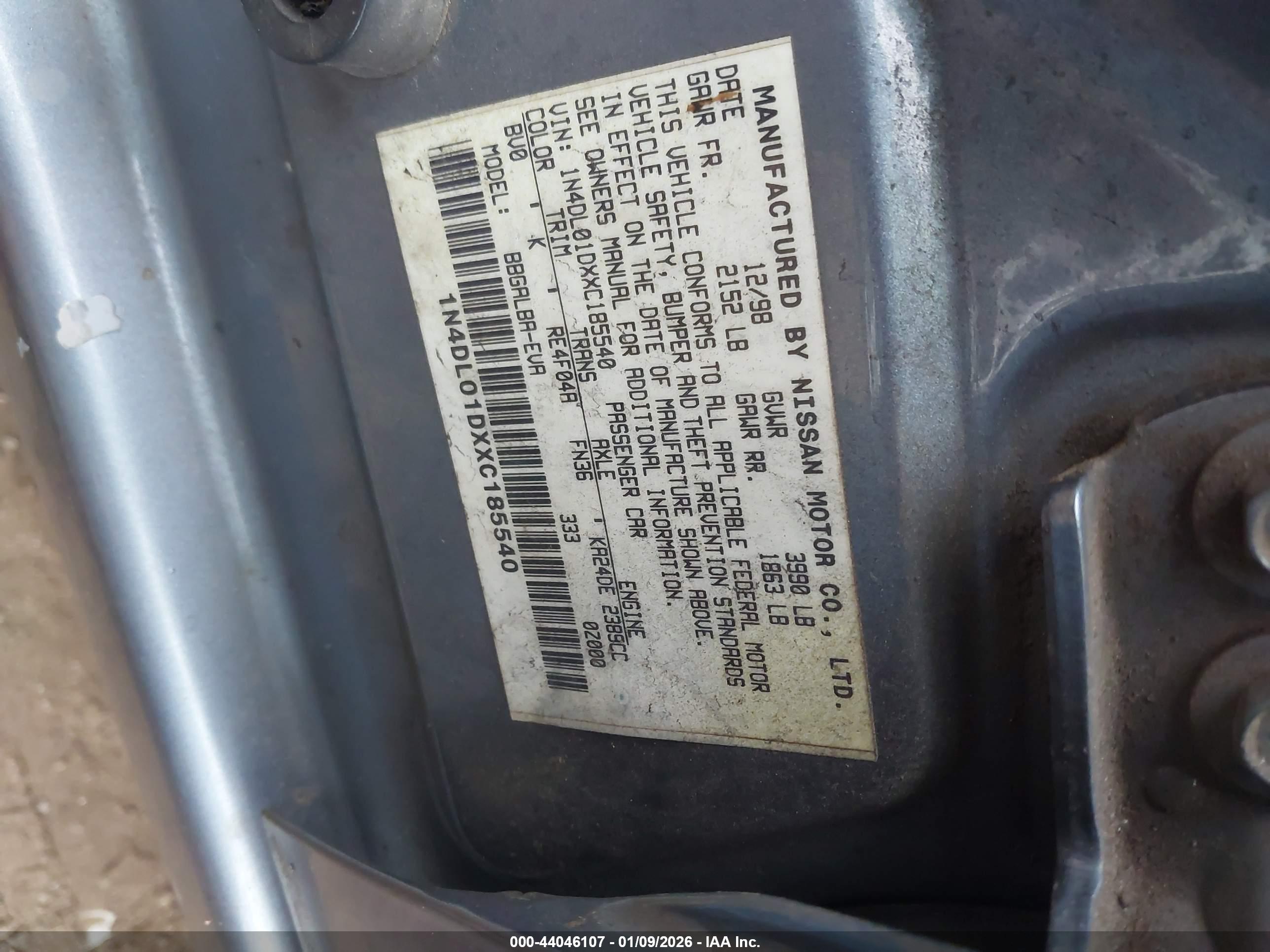 NISSAN ALTIMA image 9
