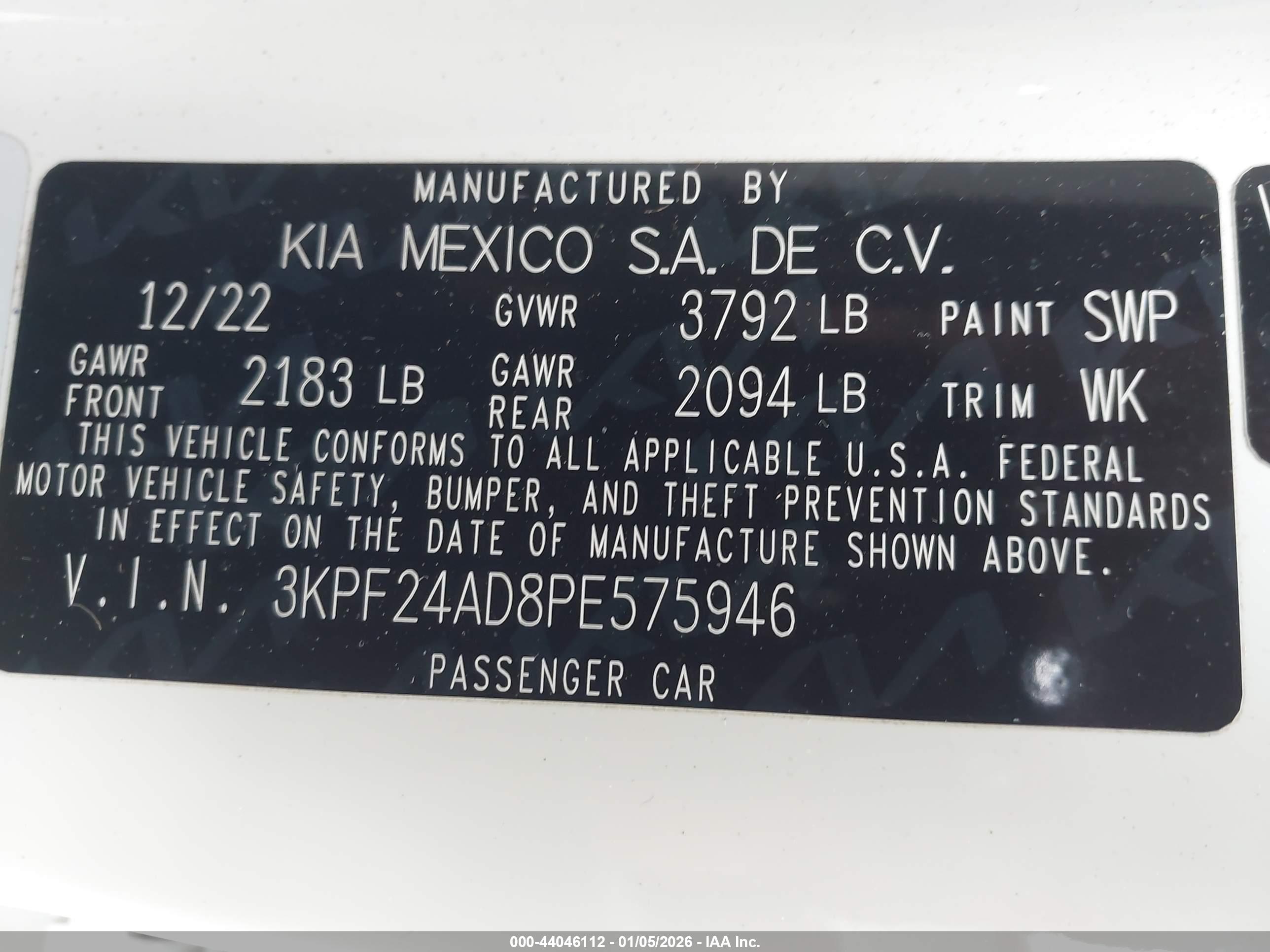 KIA FORTE image 9