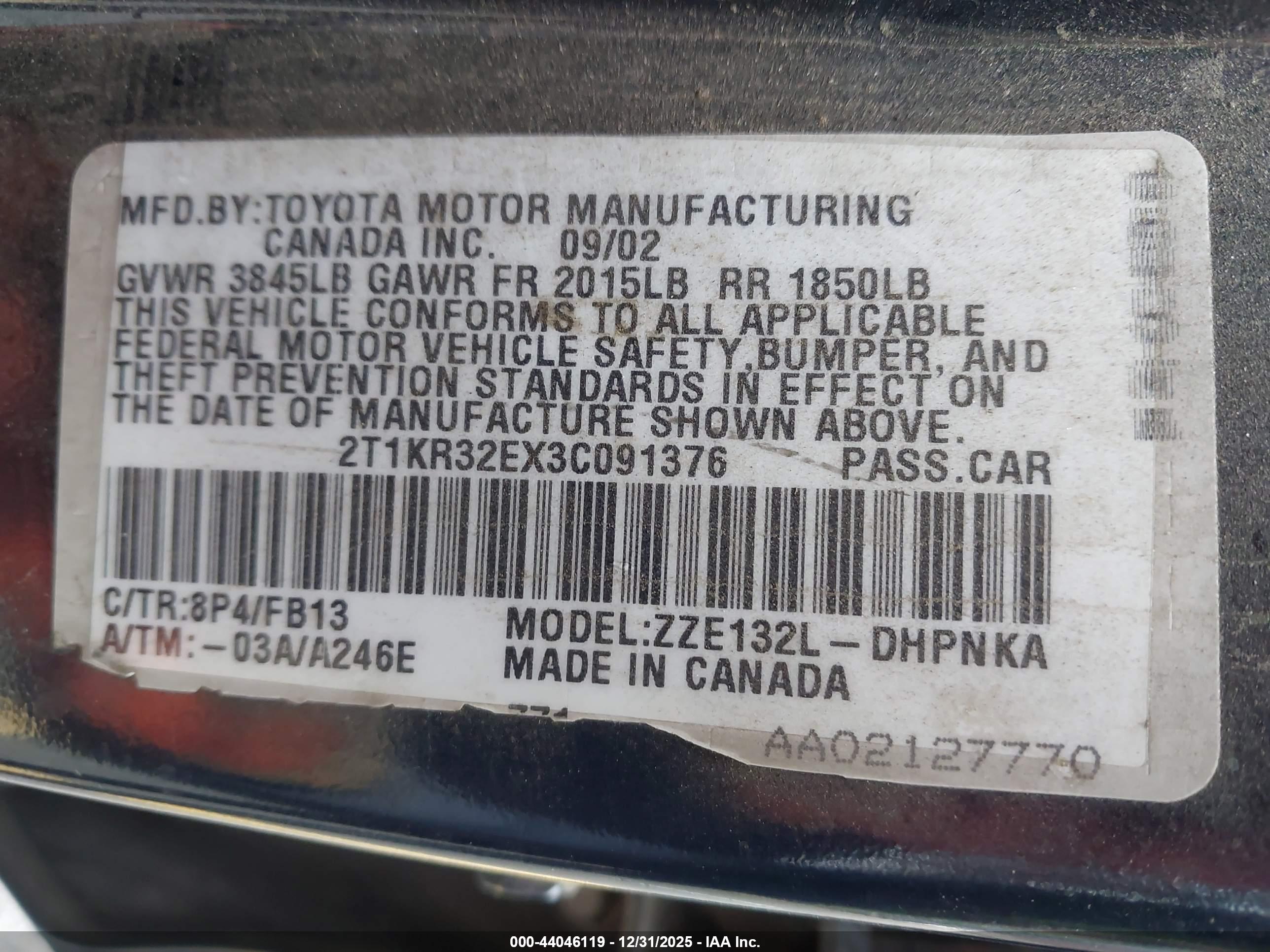 TOYOTA MATRIX image 9