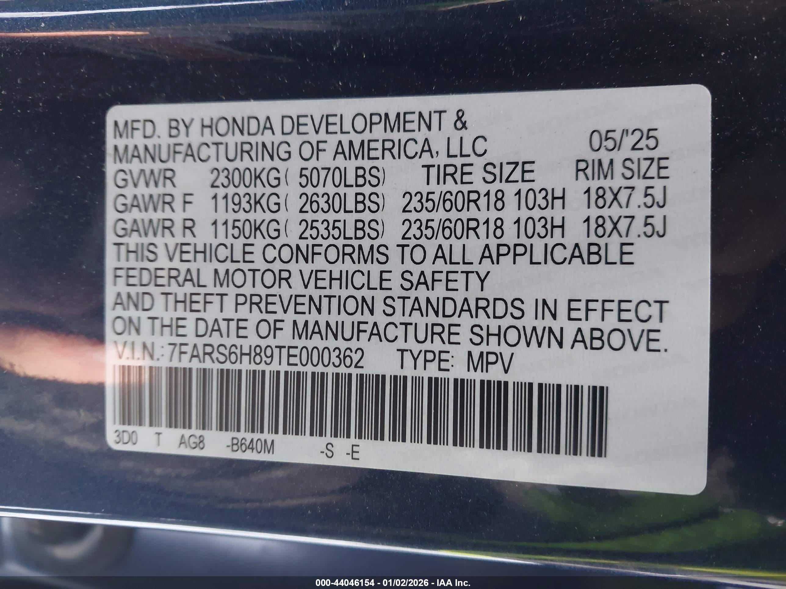HONDA CR-V image 9