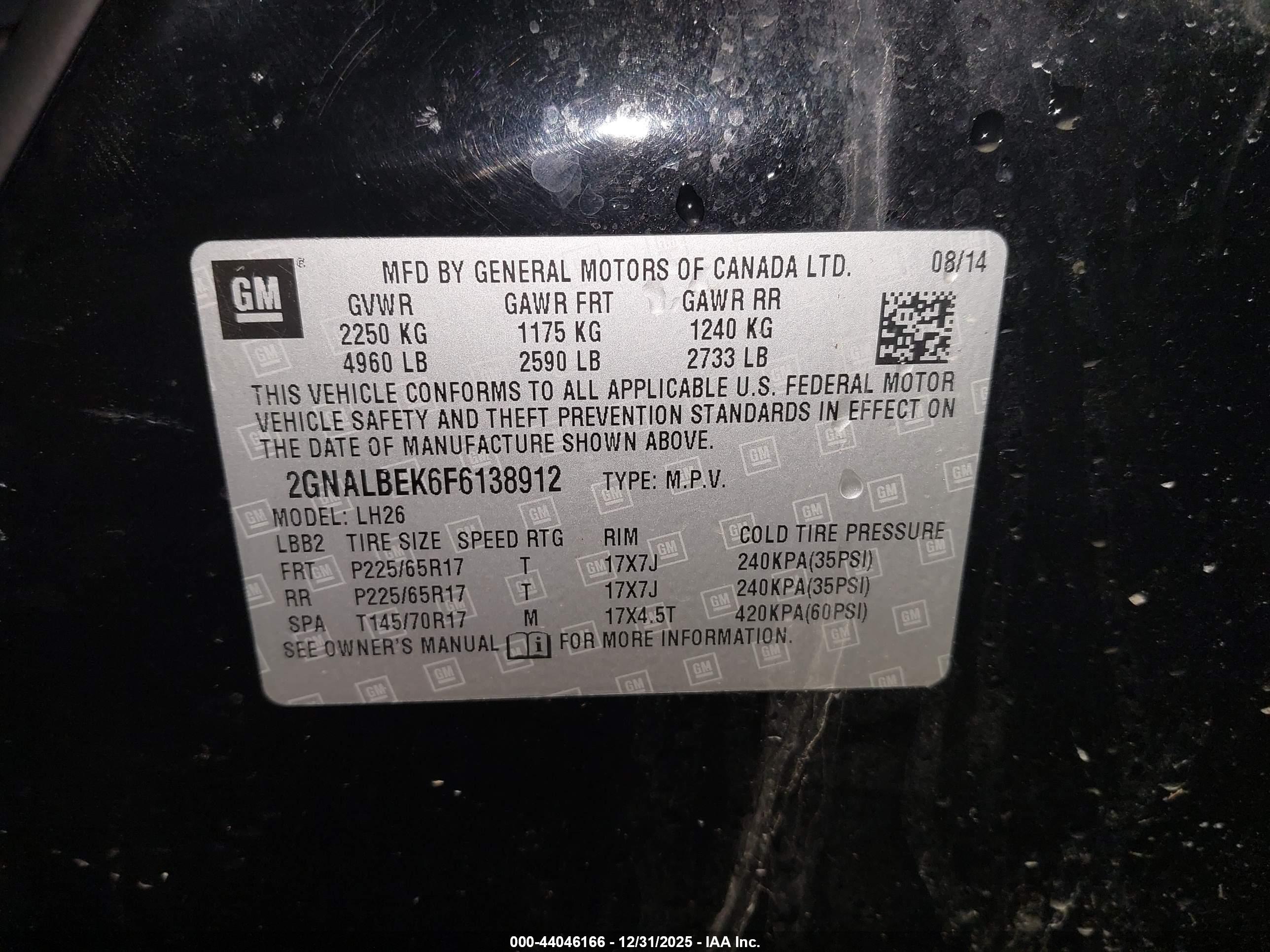 CHEVROLET EQUINOX image 9