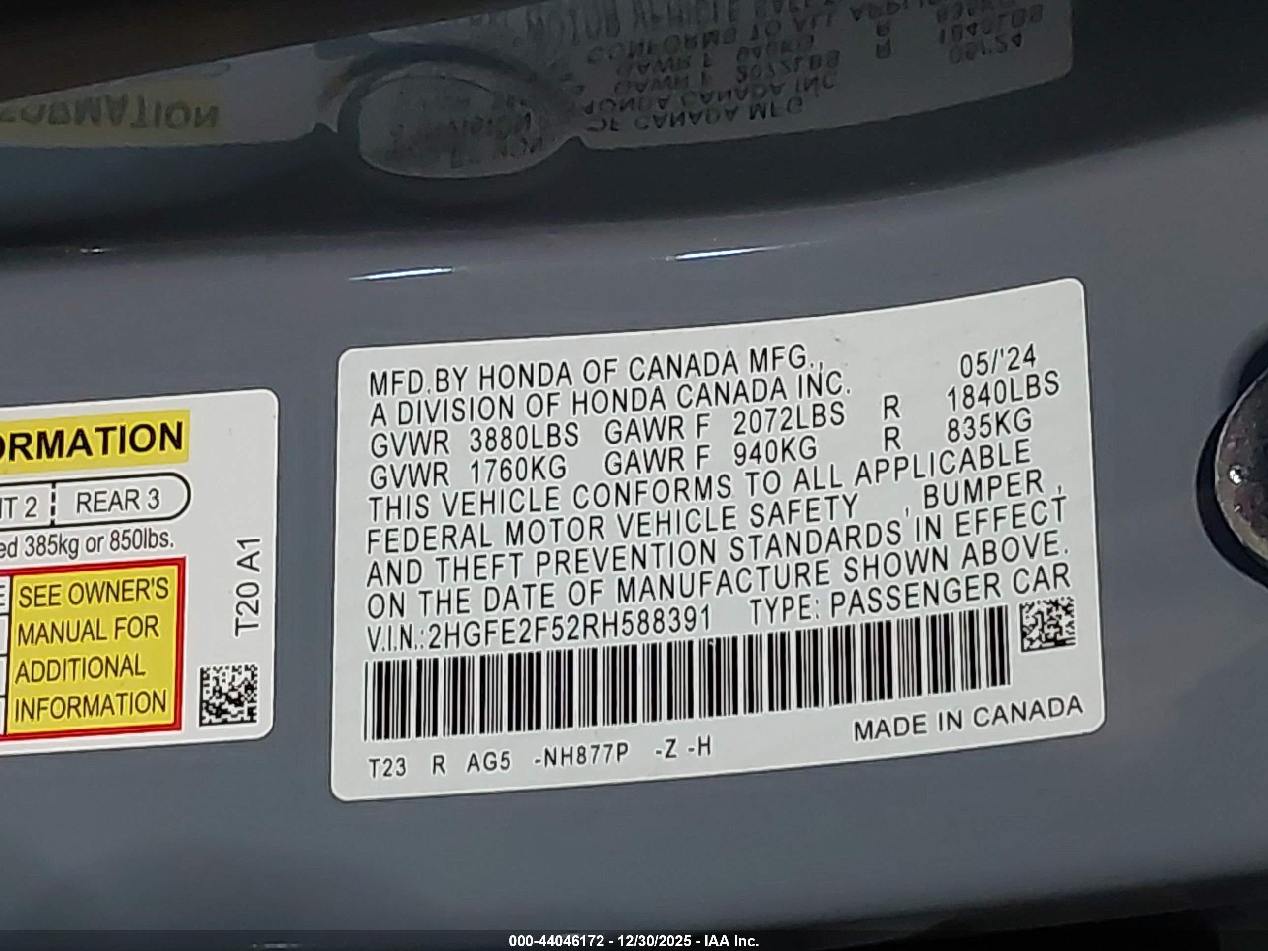 HONDA CIVIC image 9