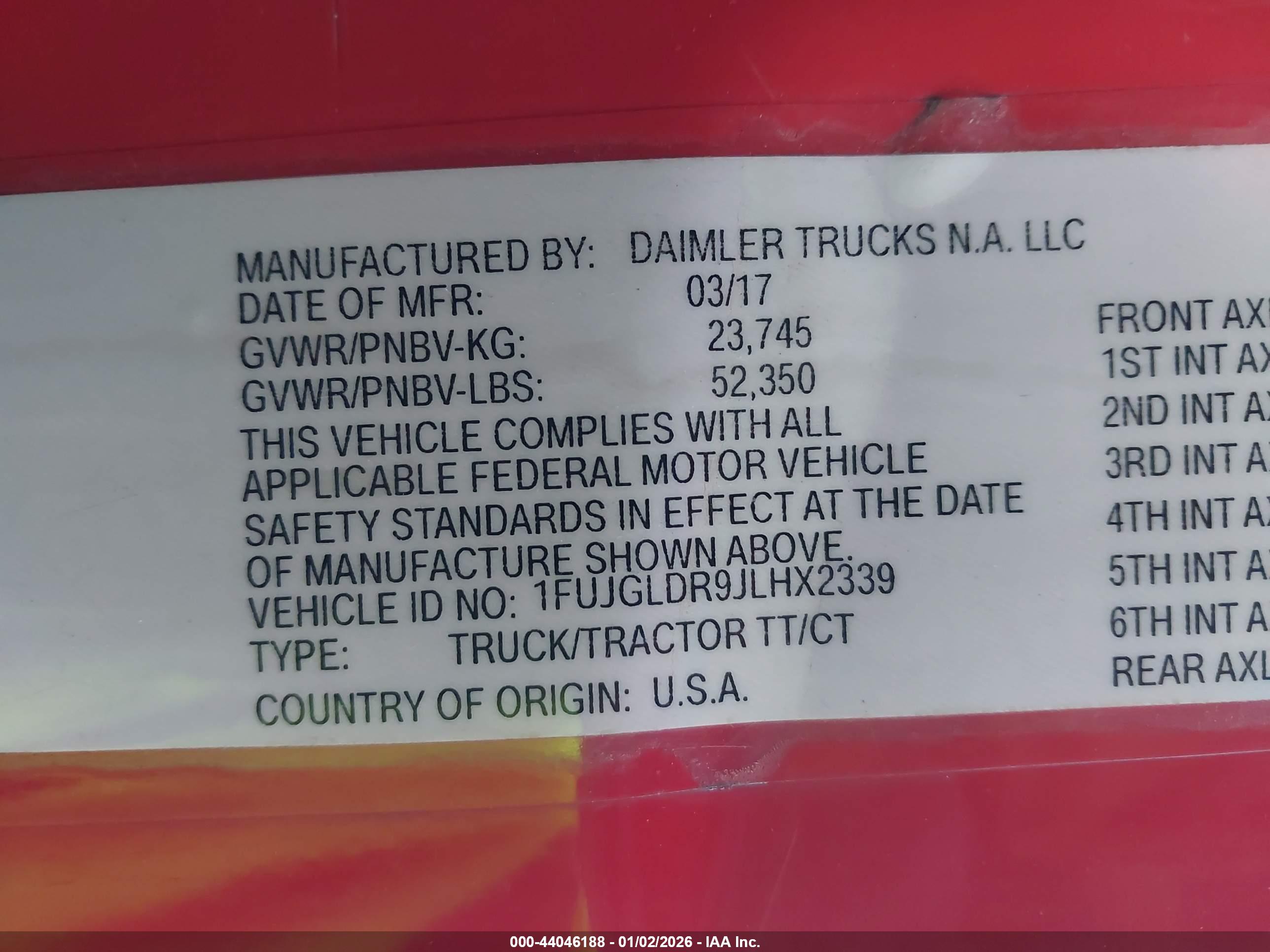 FREIGHTLINER CASCADIA image 9