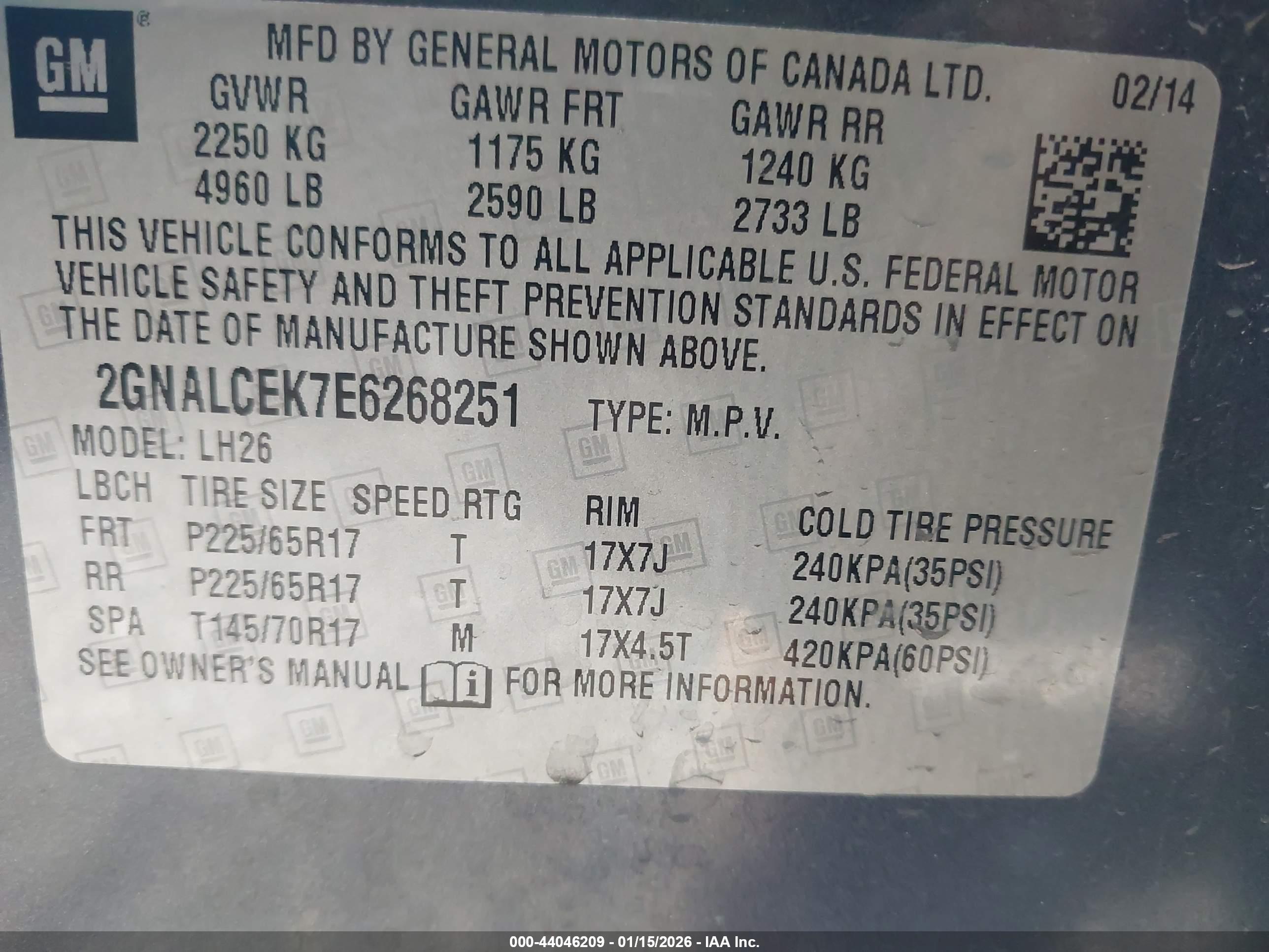 CHEVROLET EQUINOX image 9