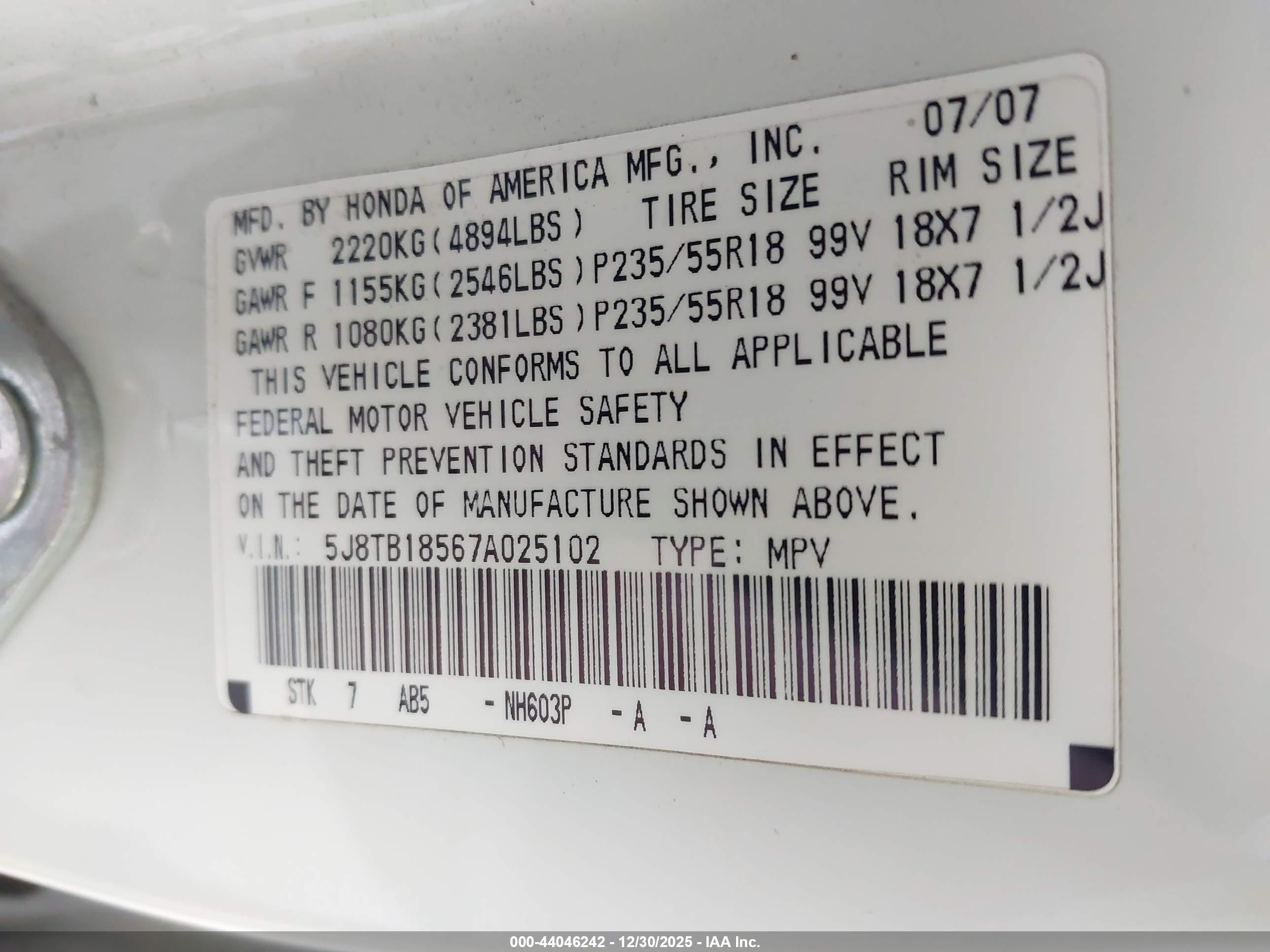 ACURA RDX image 9