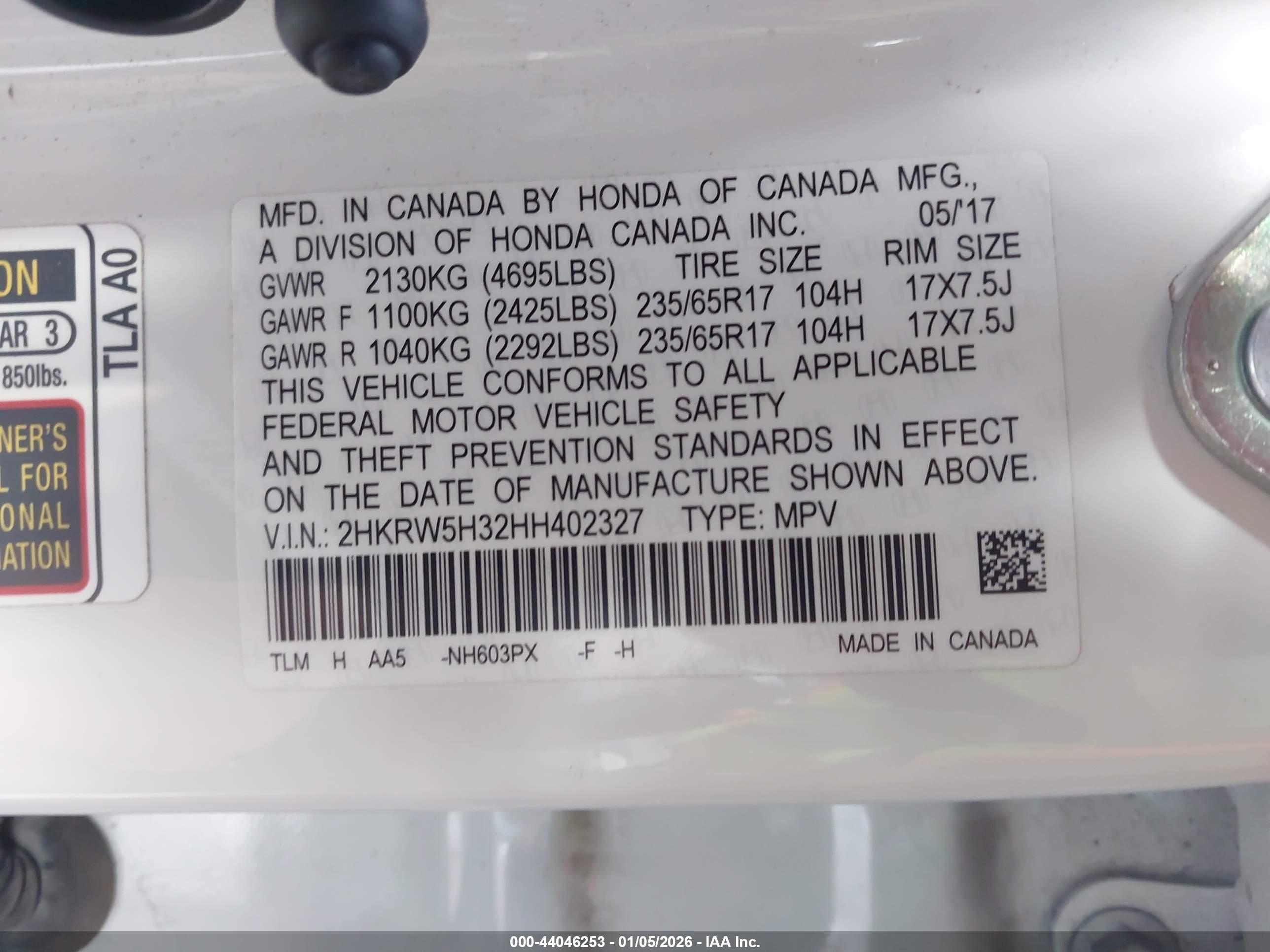 HONDA CR-V image 9