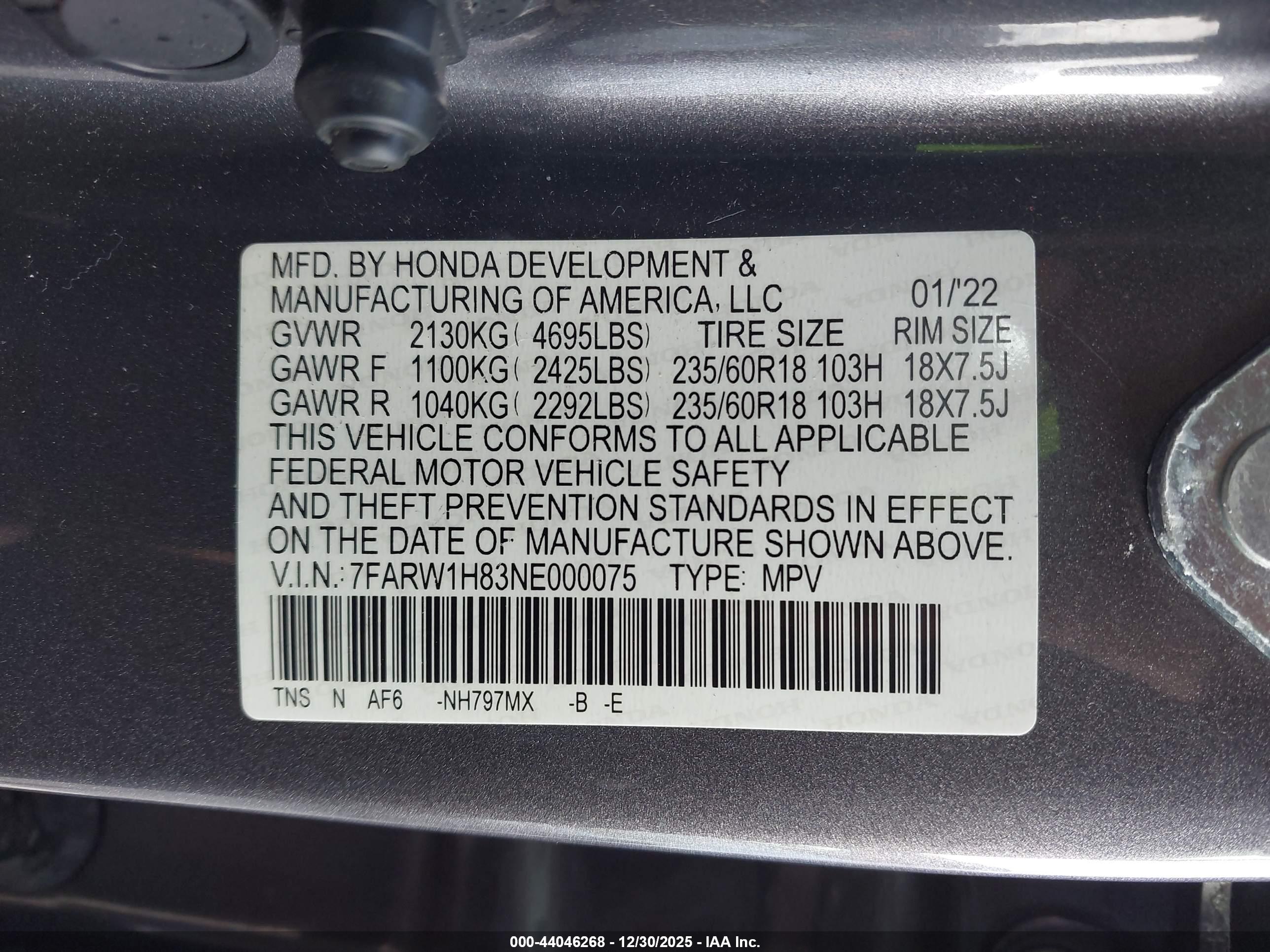 HONDA CR-V image 9