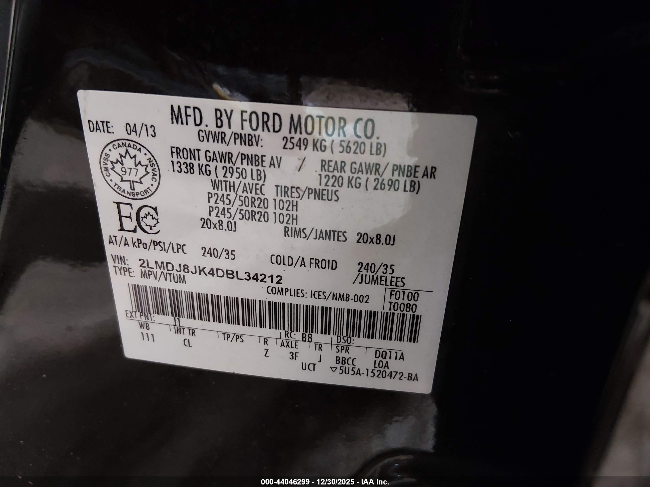 LINCOLN MKX image 9
