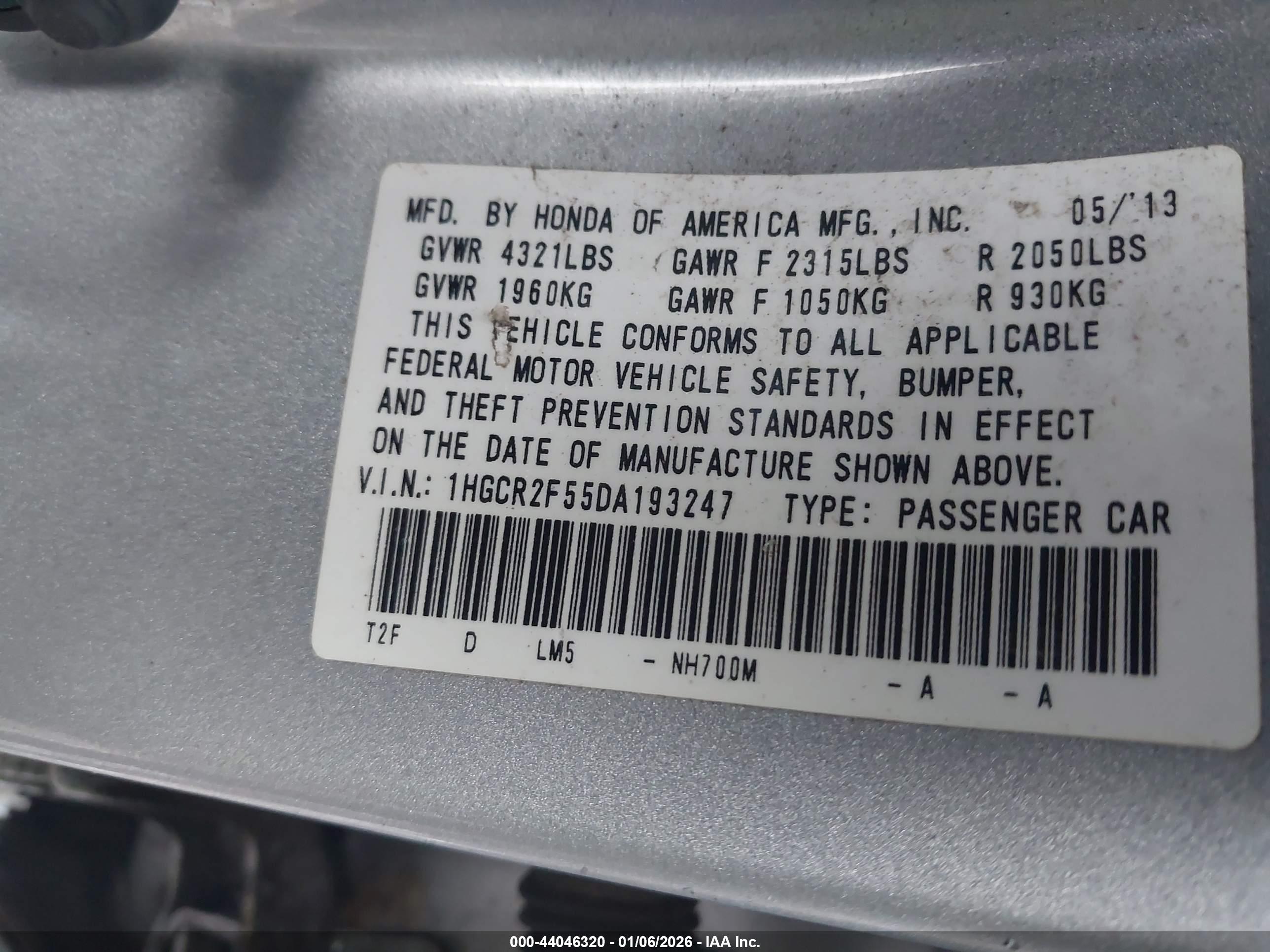 HONDA ACCORD image 9