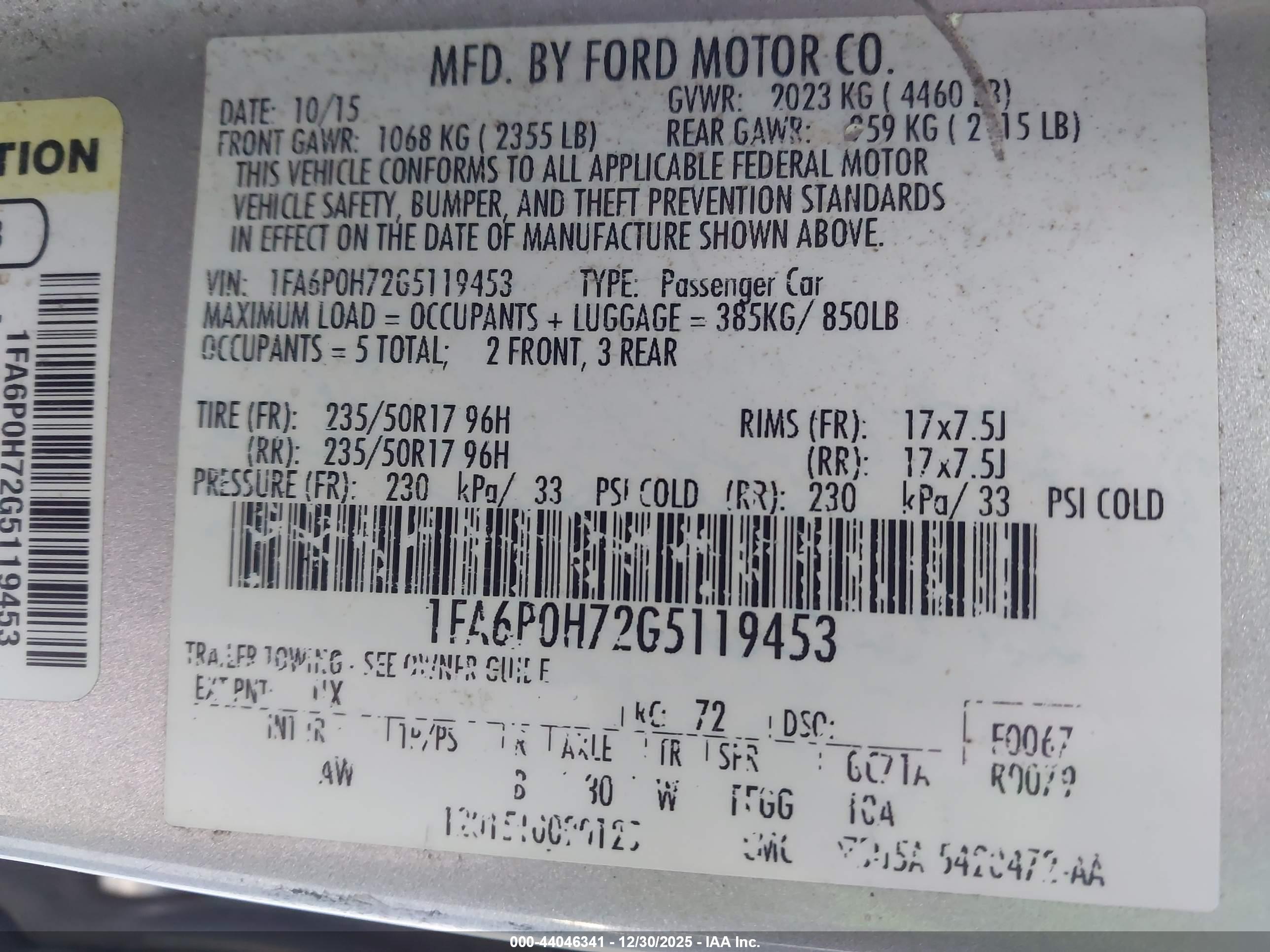 FORD FUSION image 9
