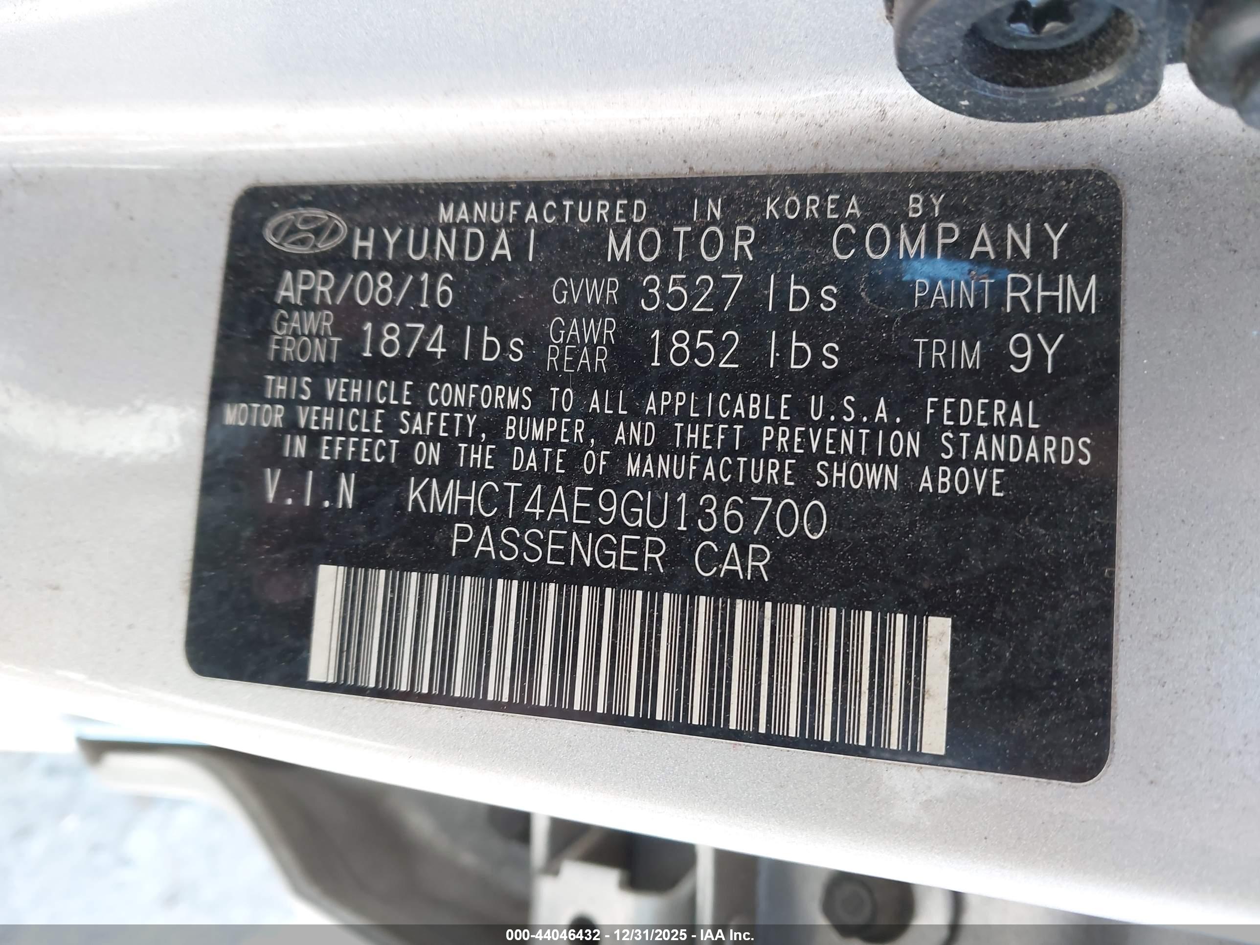 HYUNDAI ACCENT image 9