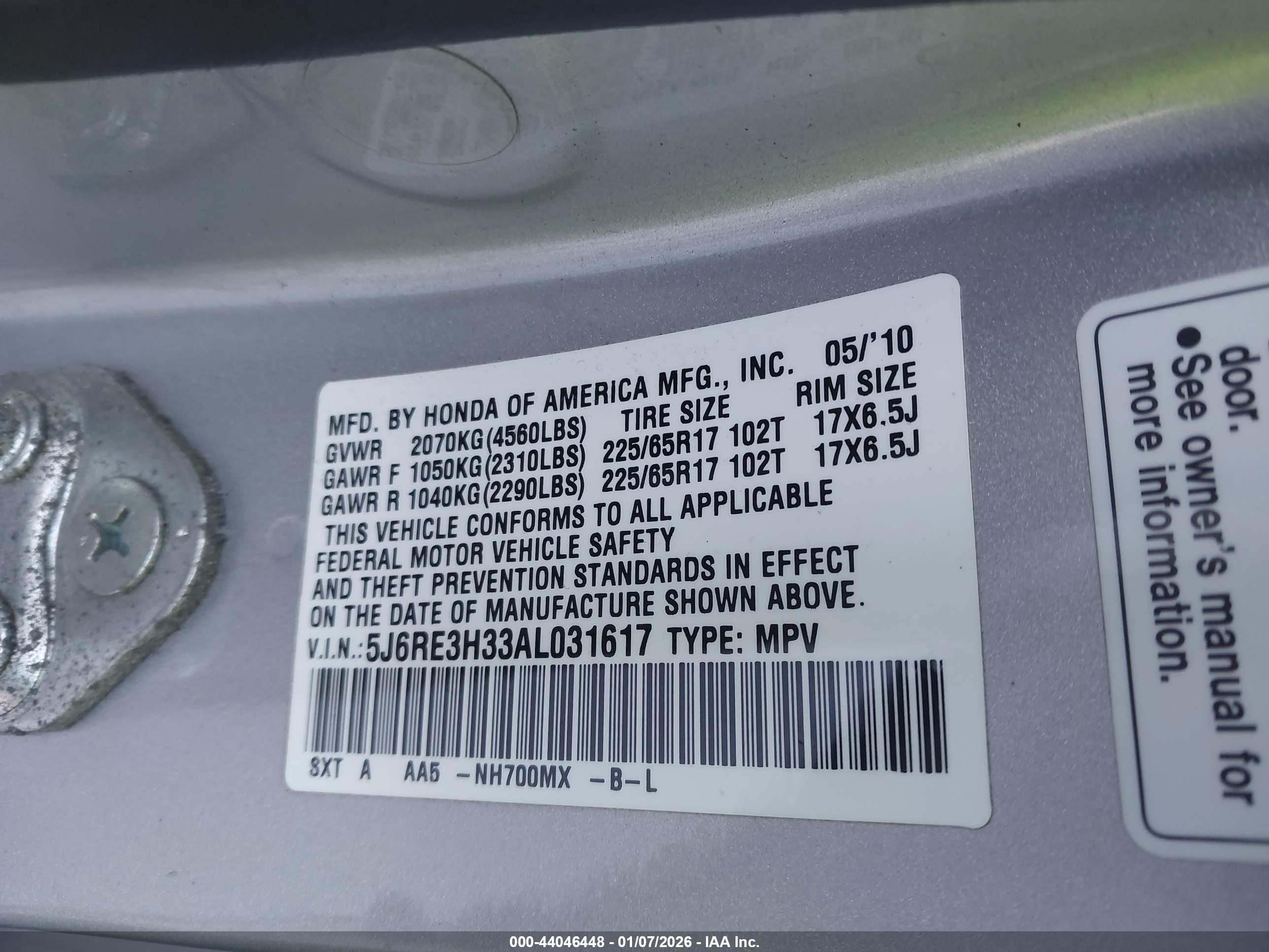 HONDA CR-V image 9