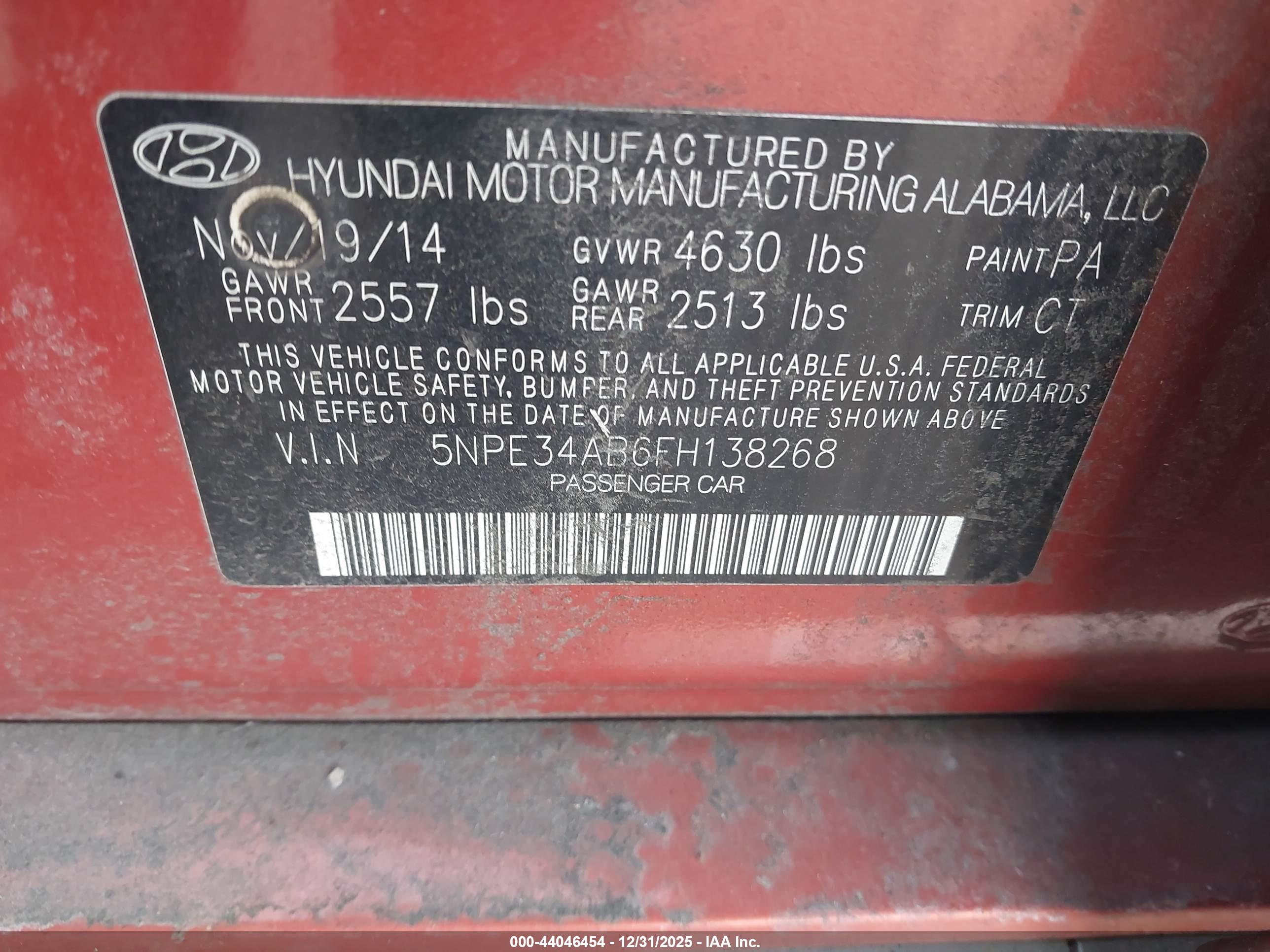 HYUNDAI SONATA image 9