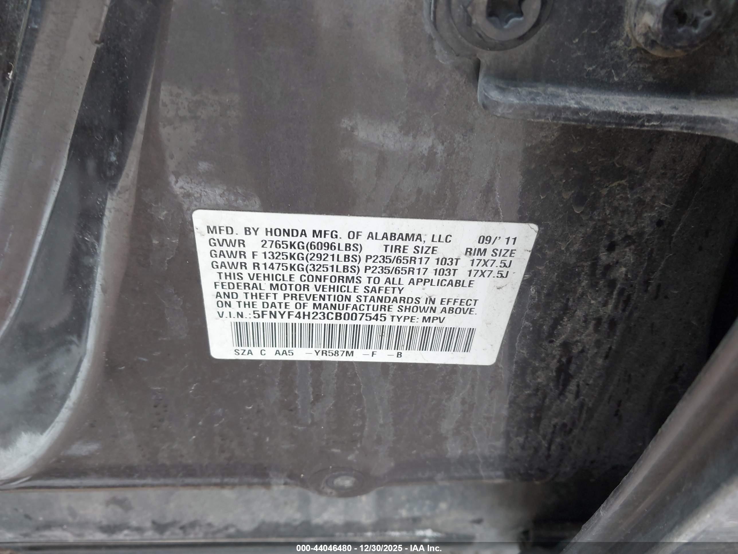 HONDA PILOT image 9