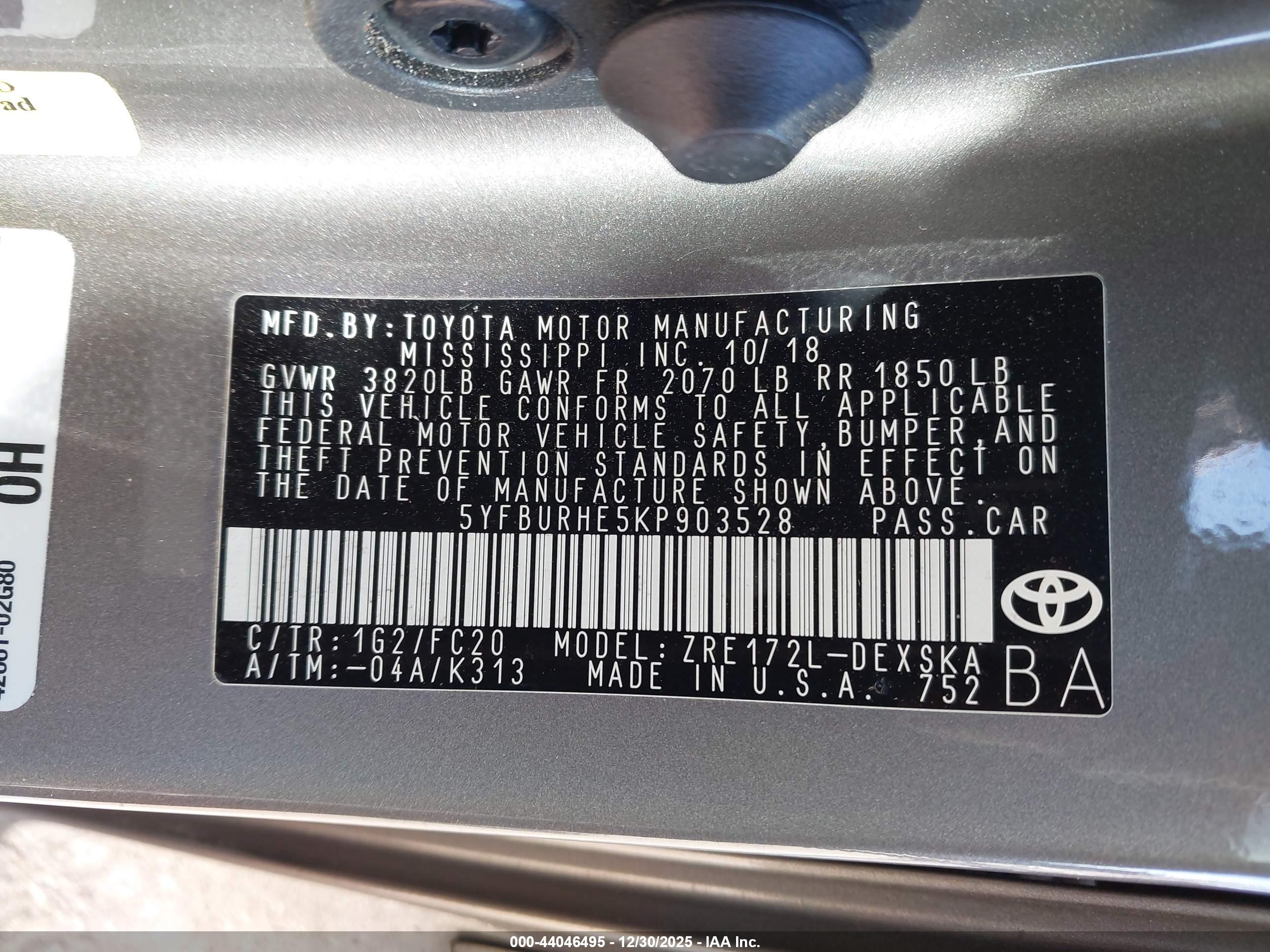 TOYOTA COROLLA image 9