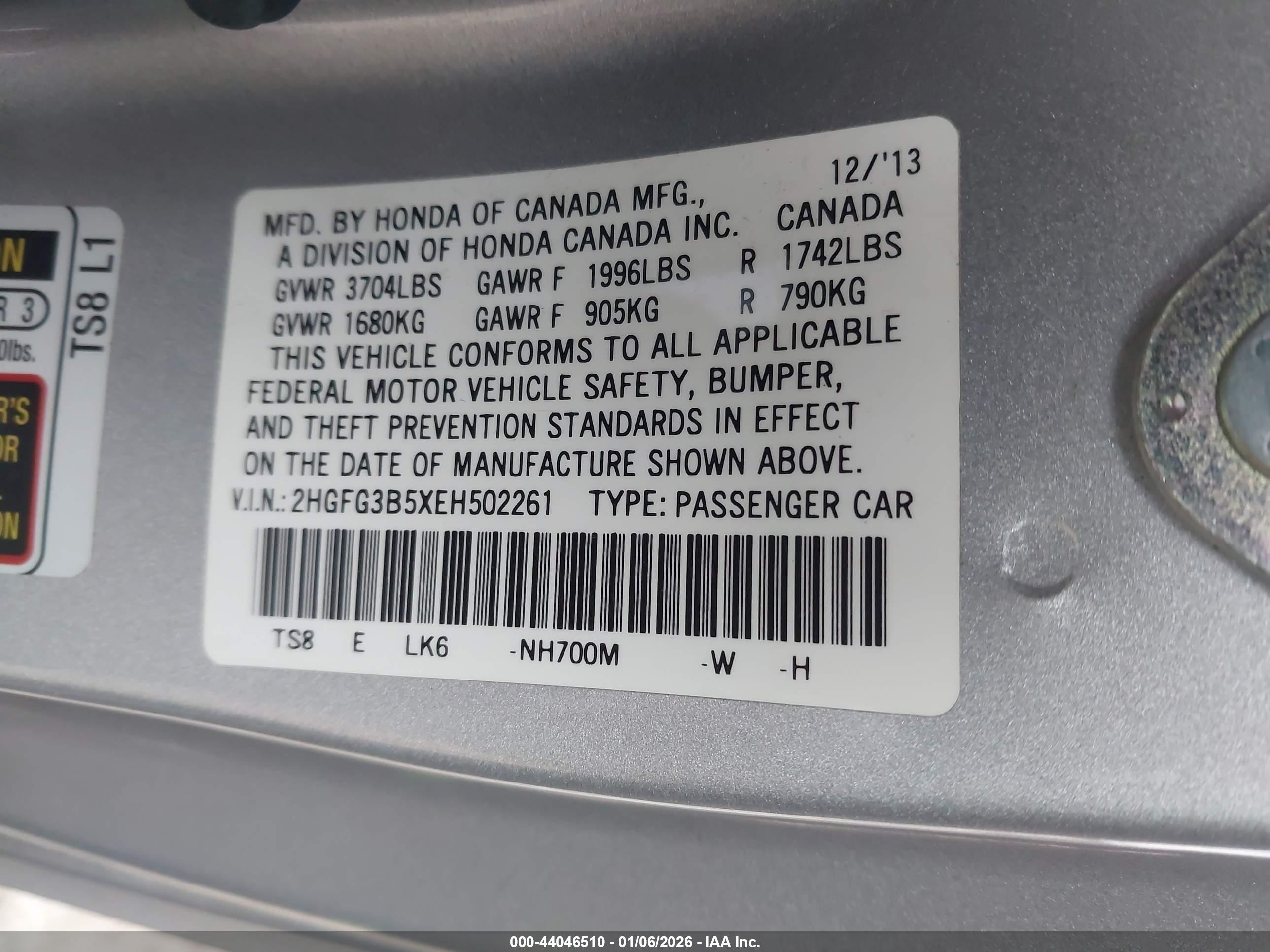 HONDA CIVIC image 9
