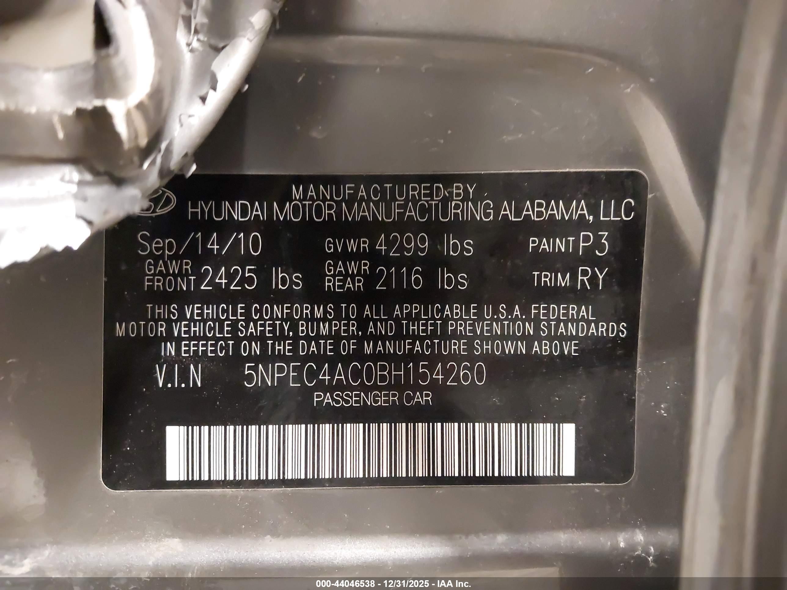 HYUNDAI SONATA image 9