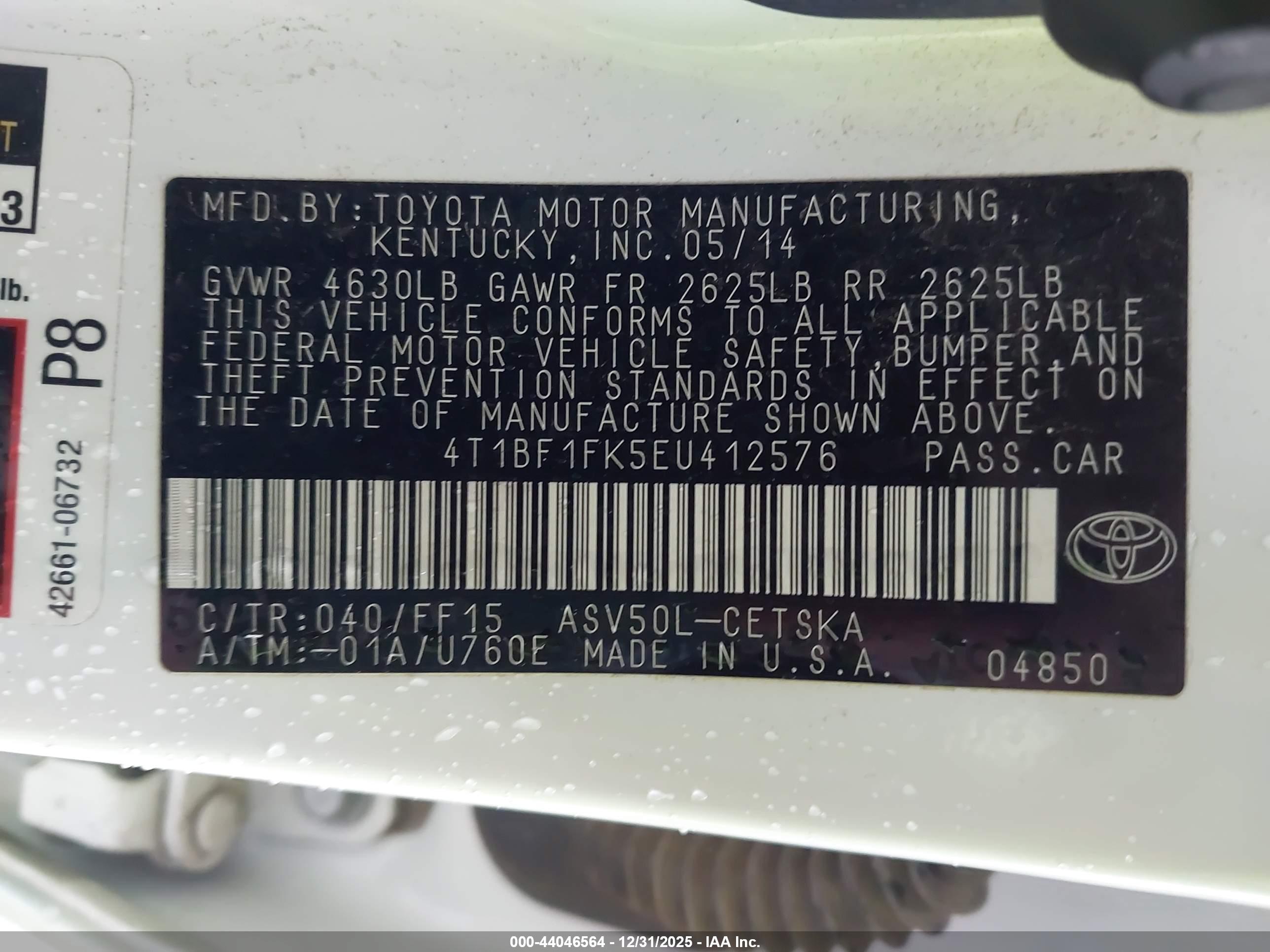 TOYOTA CAMRY image 9