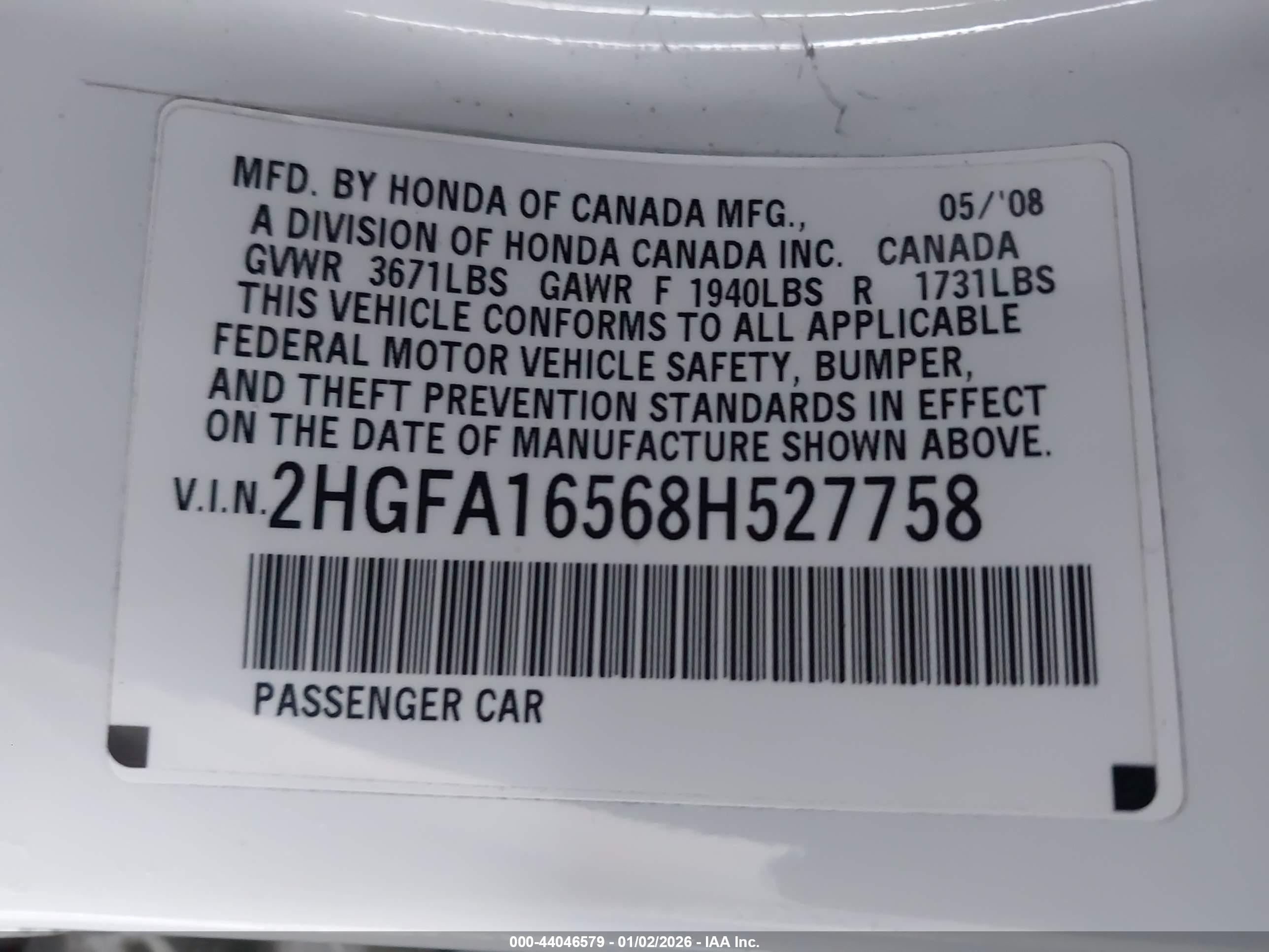 HONDA CIVIC image 9