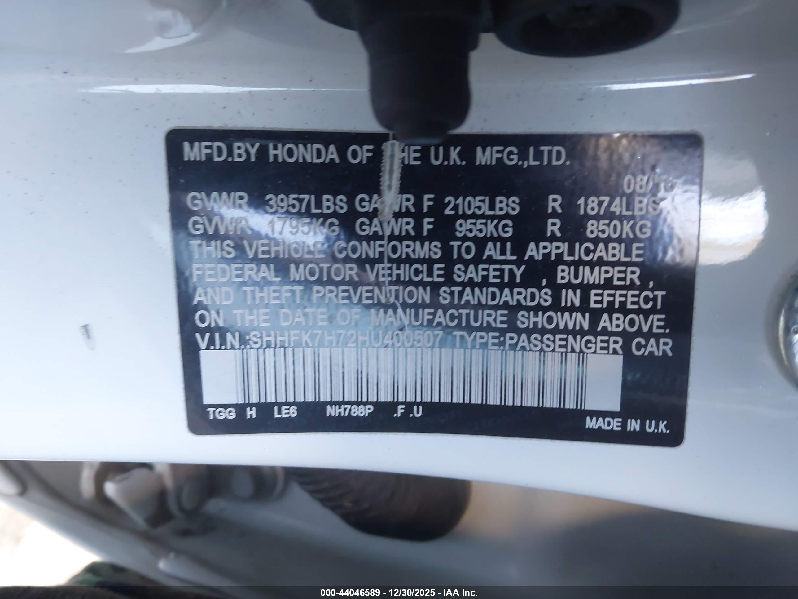 HONDA CIVIC image 9