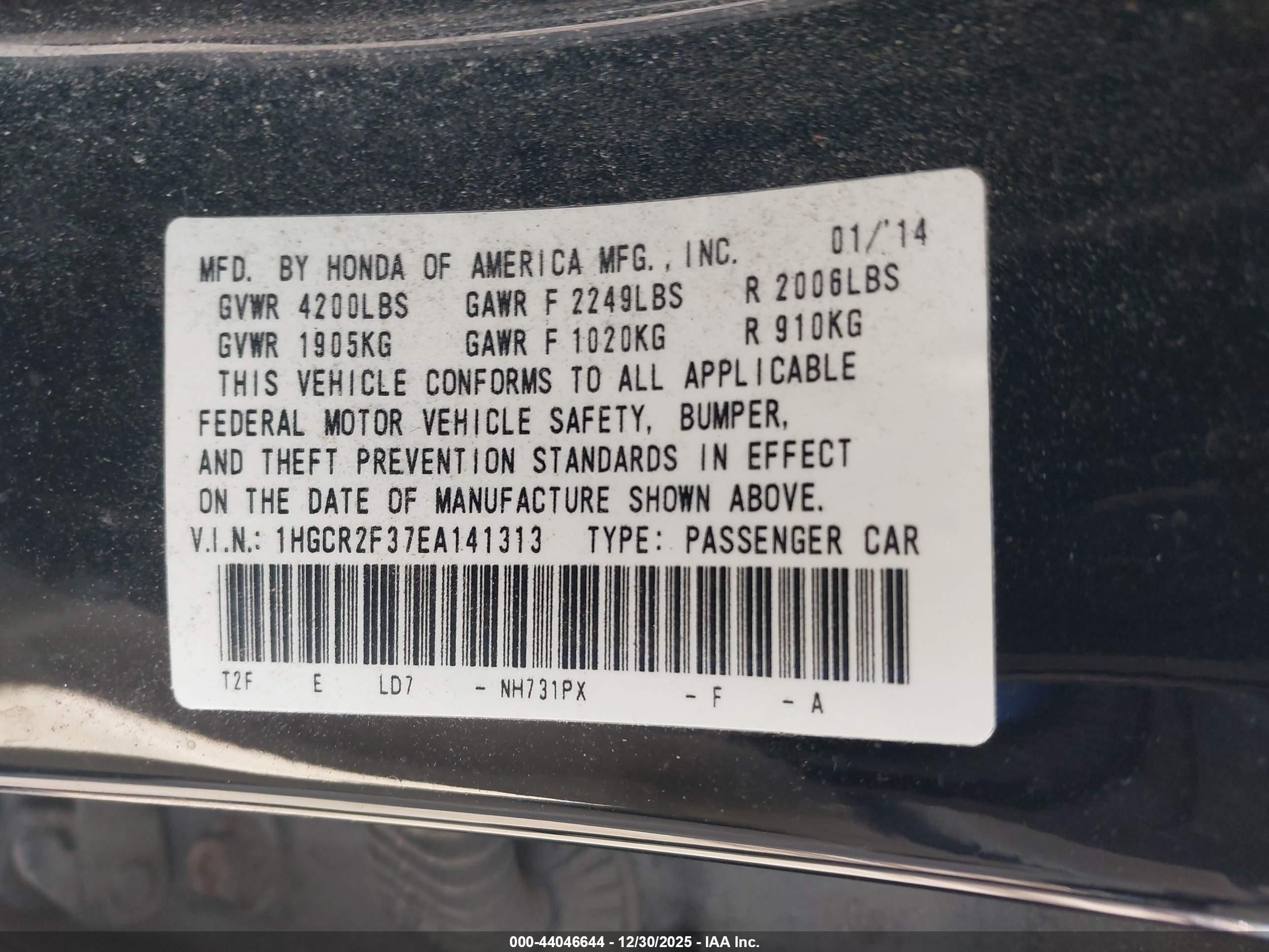 HONDA ACCORD image 9