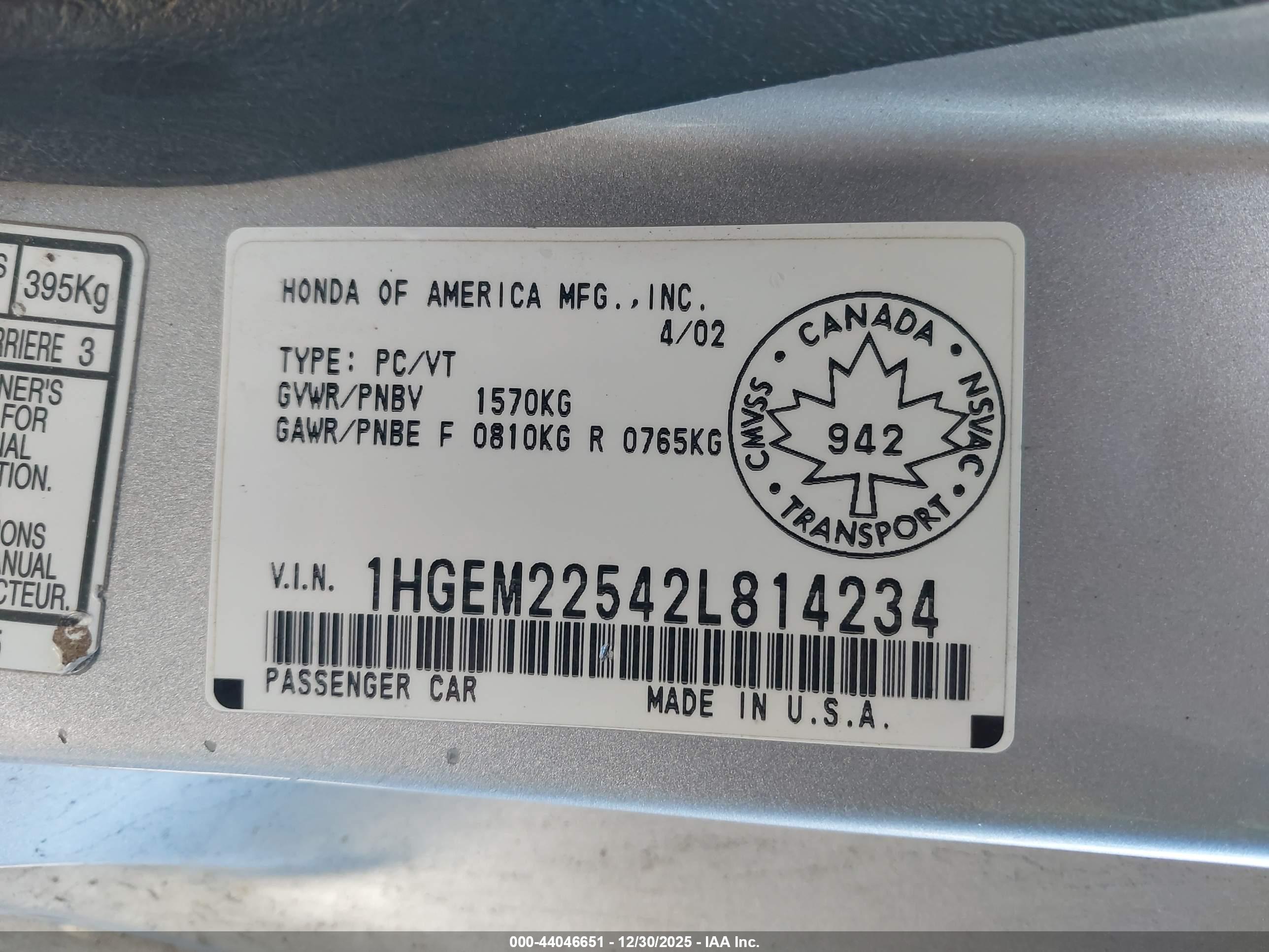 HONDA CIVIC image 9