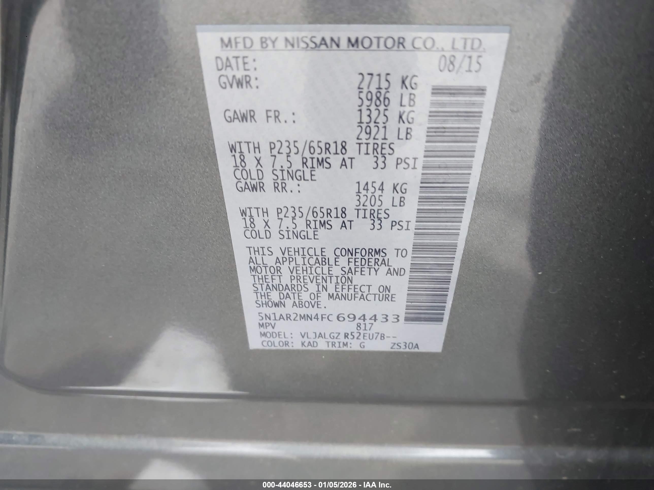 NISSAN PATHFINDER image 9