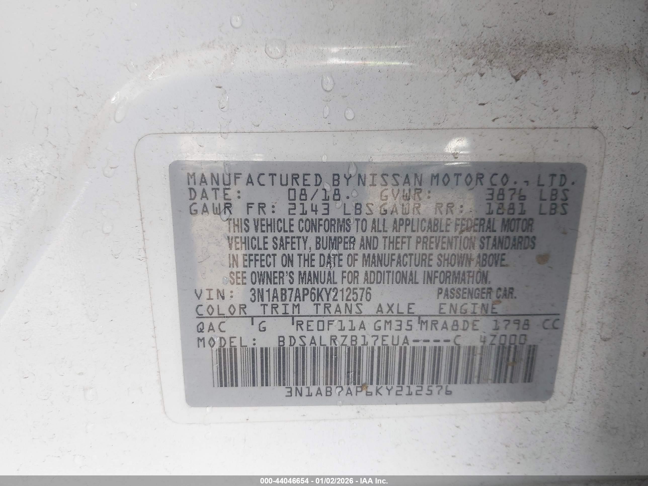 NISSAN SENTRA image 9