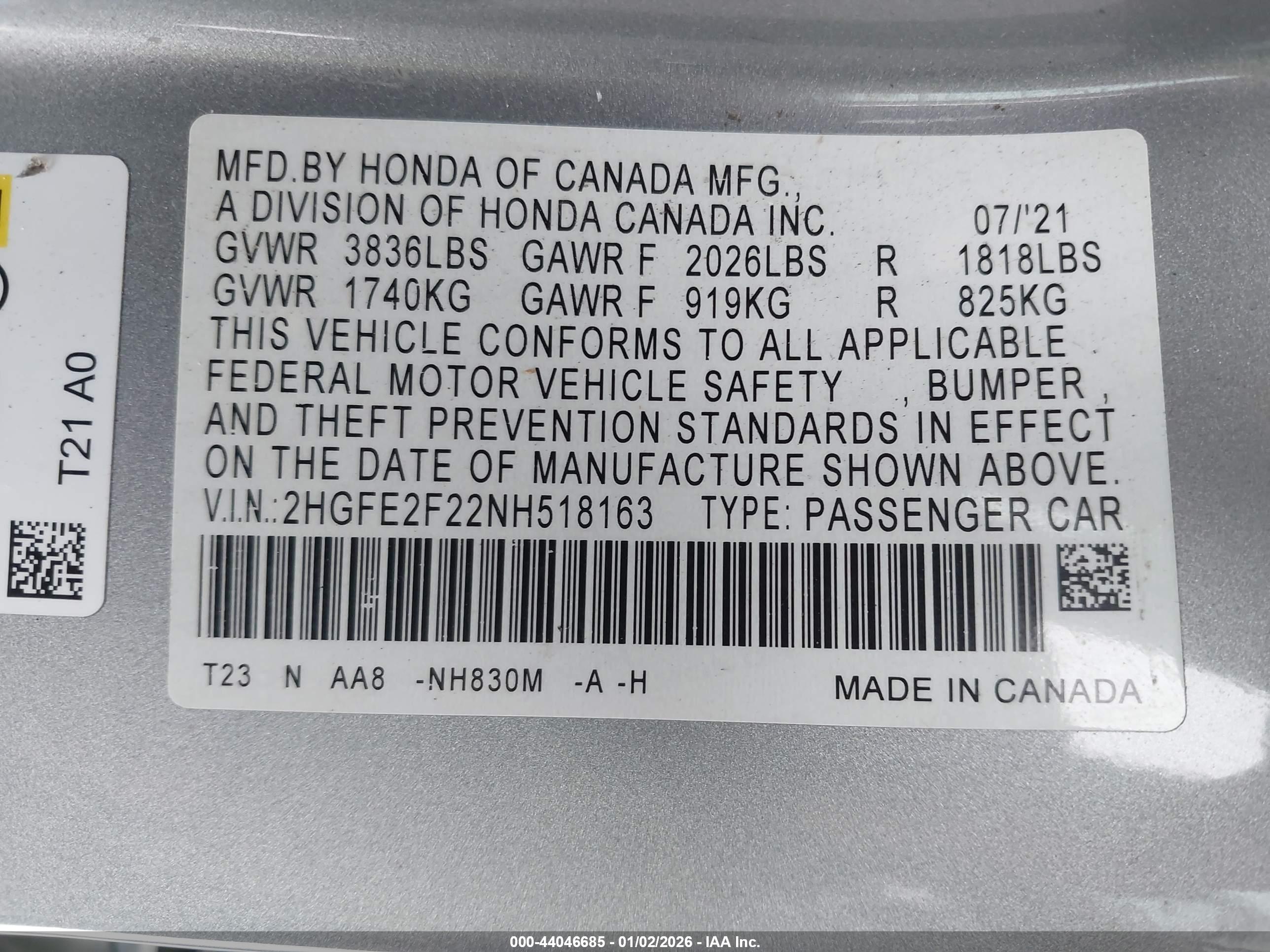 HONDA CIVIC image 9