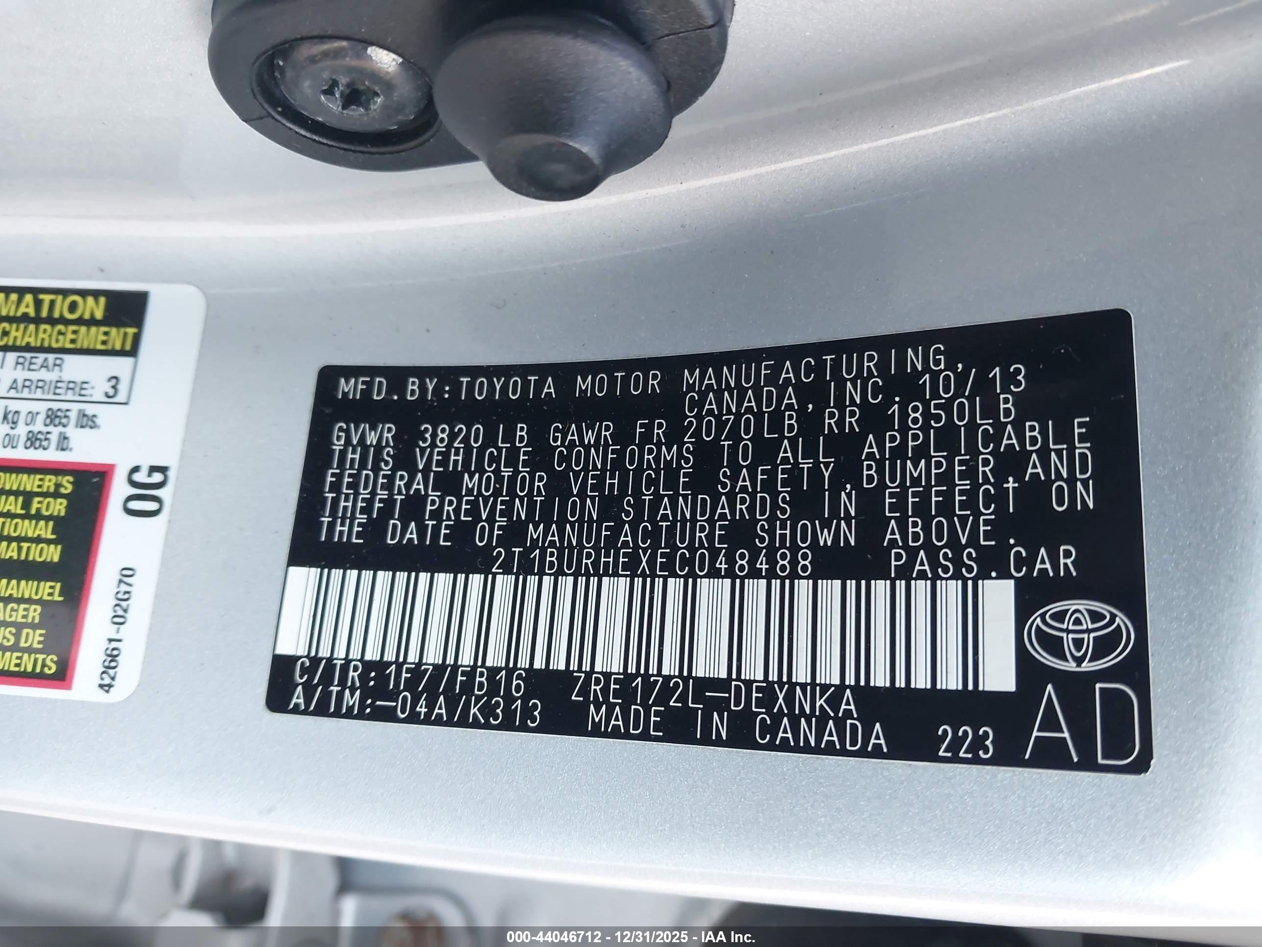 TOYOTA COROLLA image 9