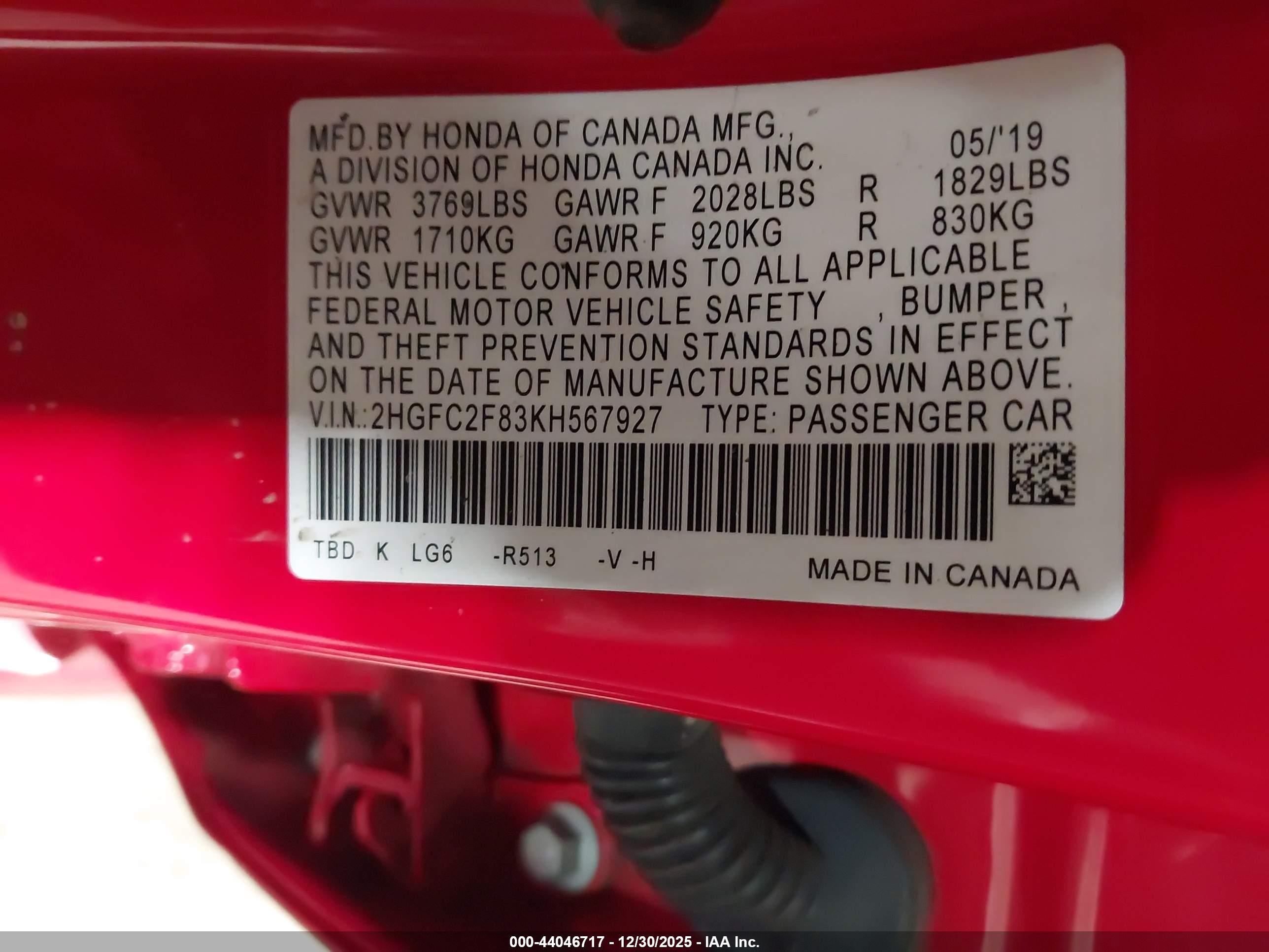 HONDA CIVIC image 9