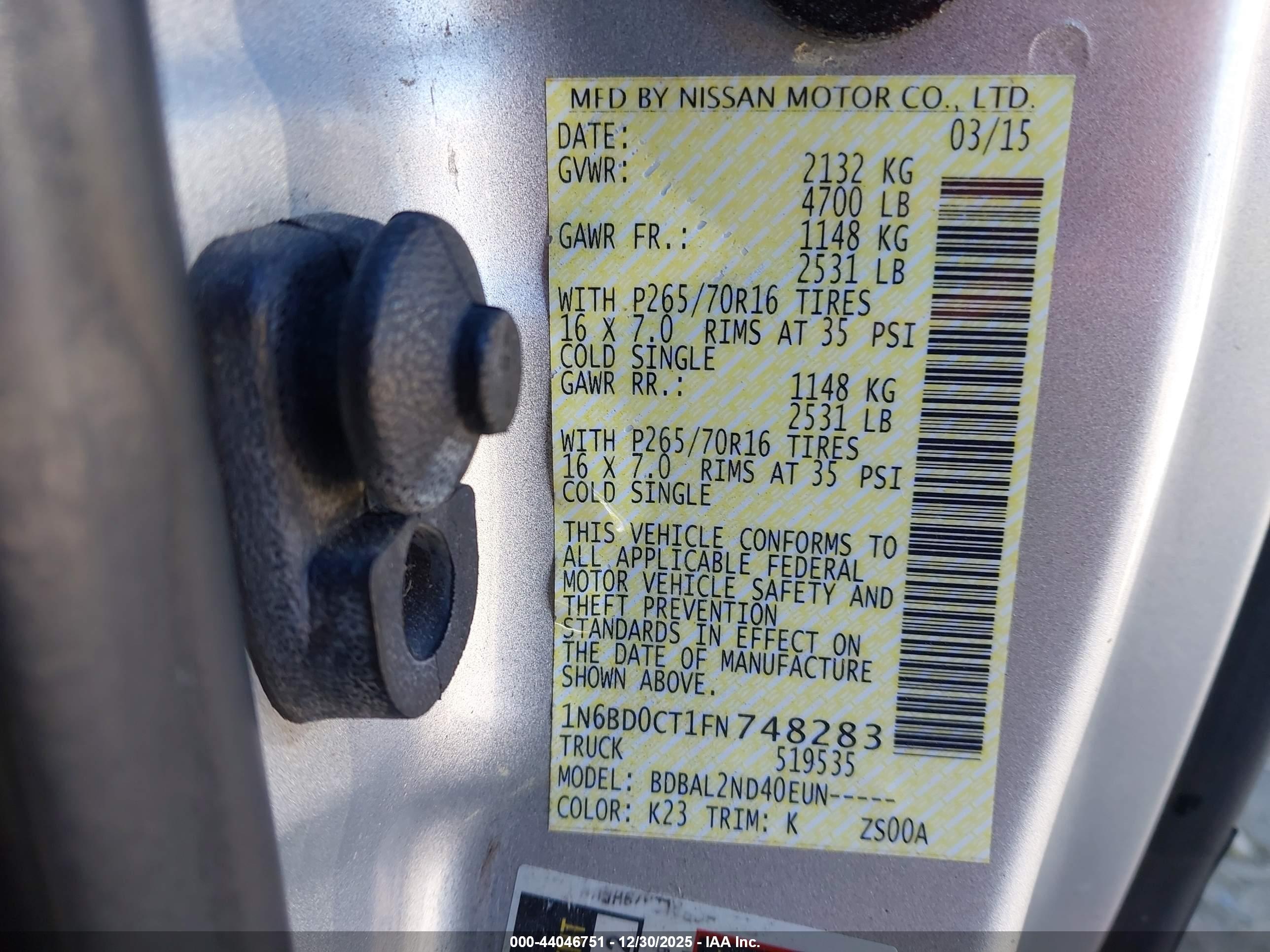 NISSAN FRONTIER image 9
