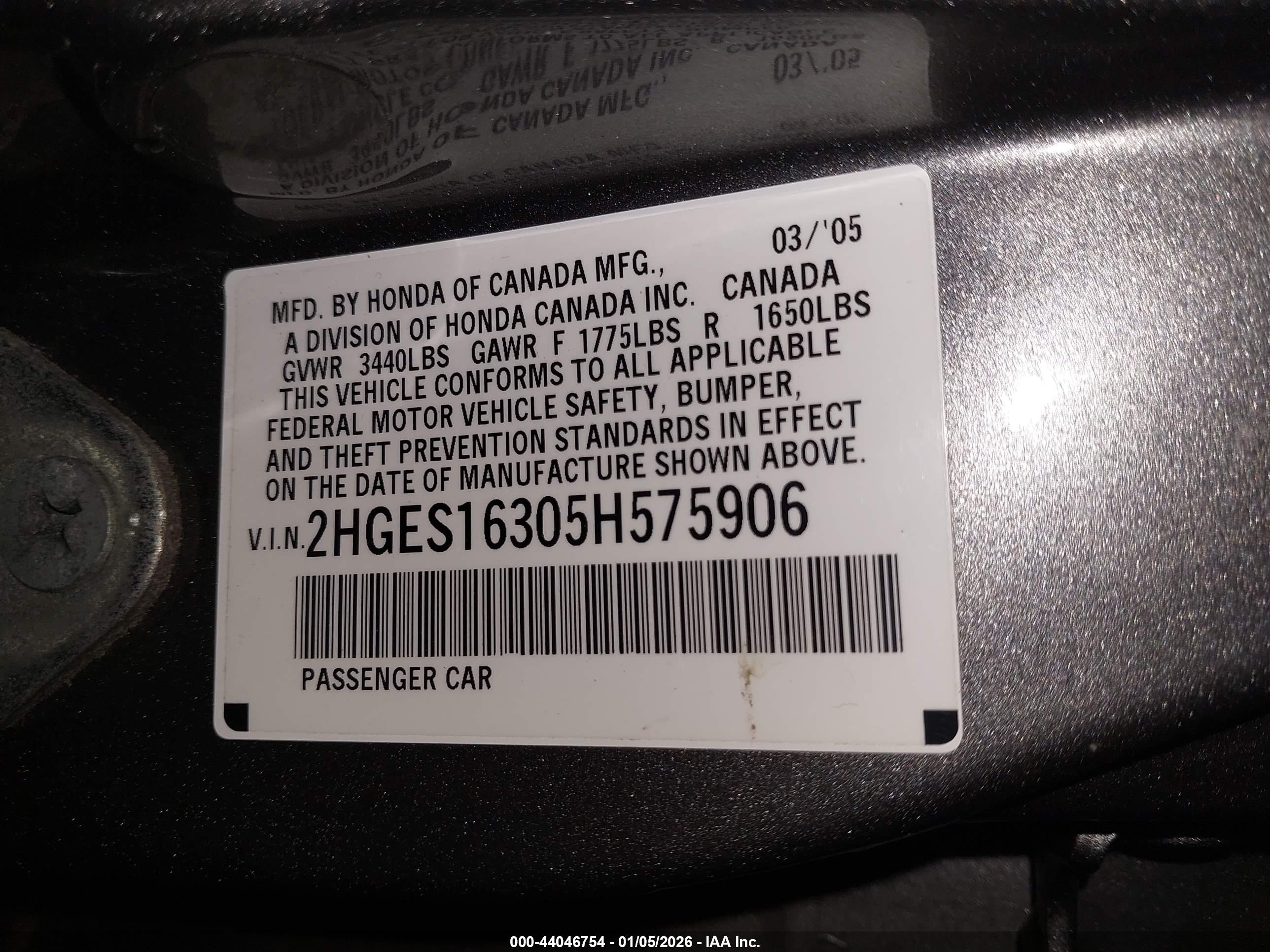 HONDA CIVIC image 9