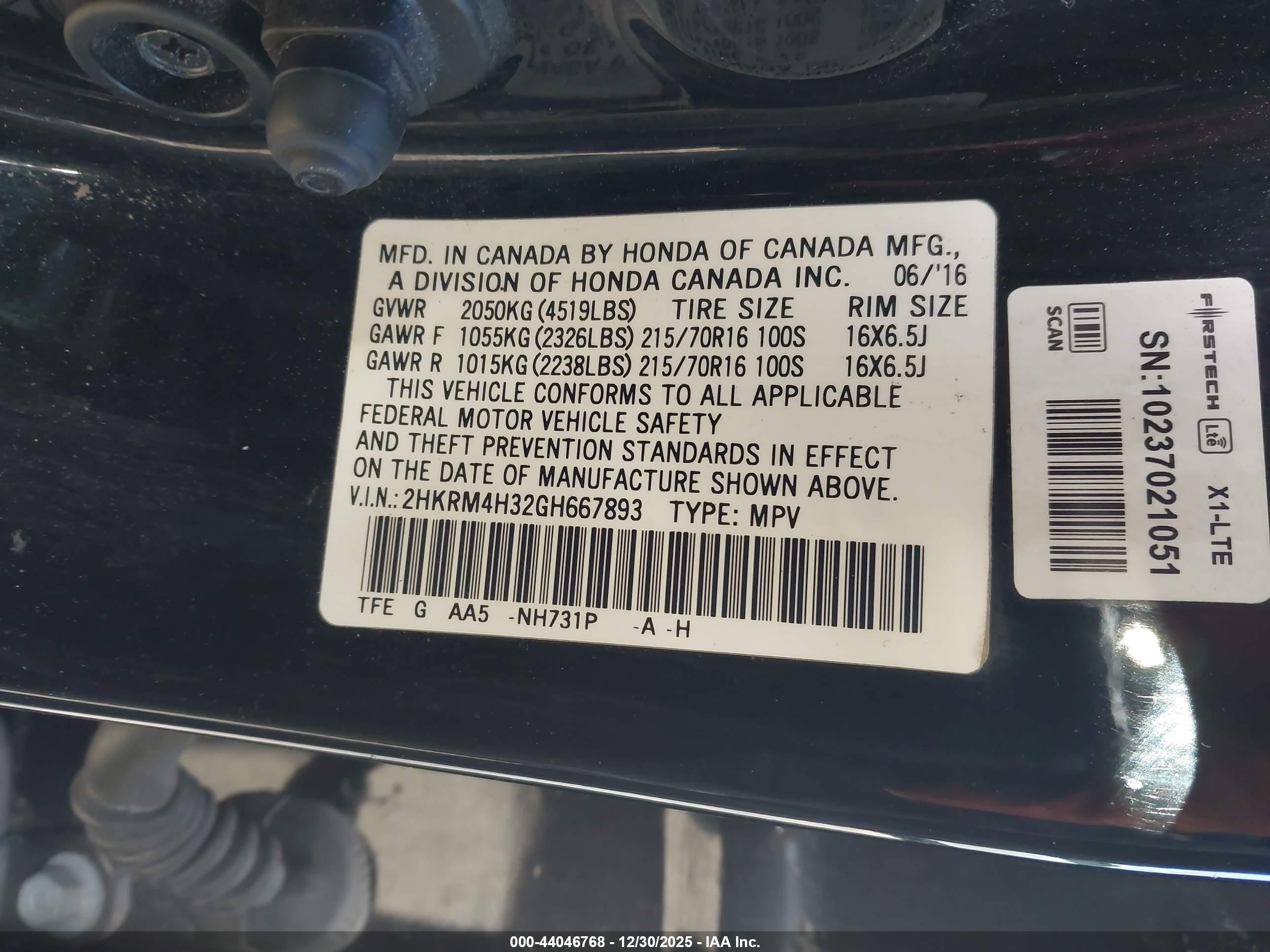 HONDA CR-V image 9