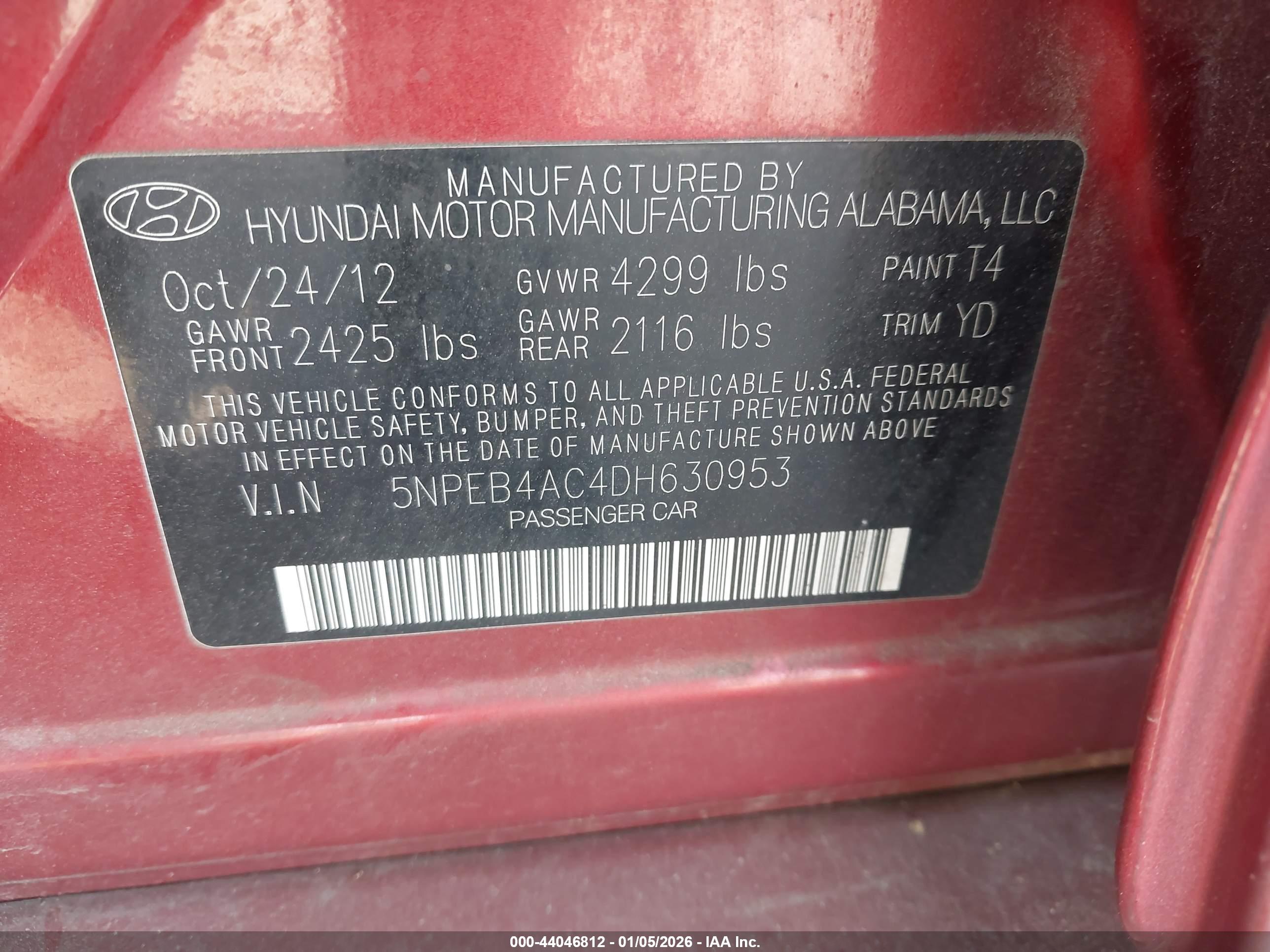 HYUNDAI SONATA image 9