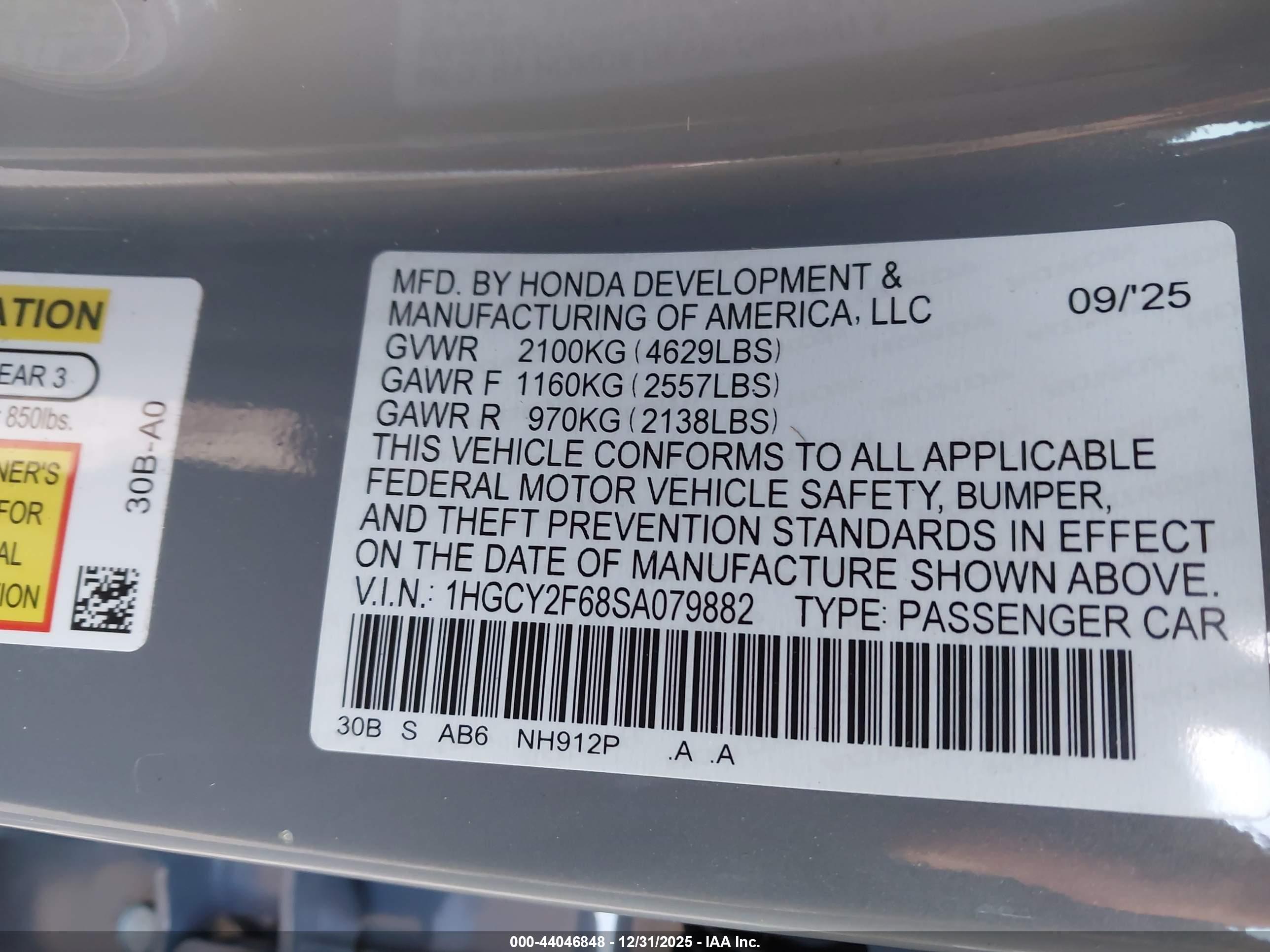 HONDA ACCORD image 9
