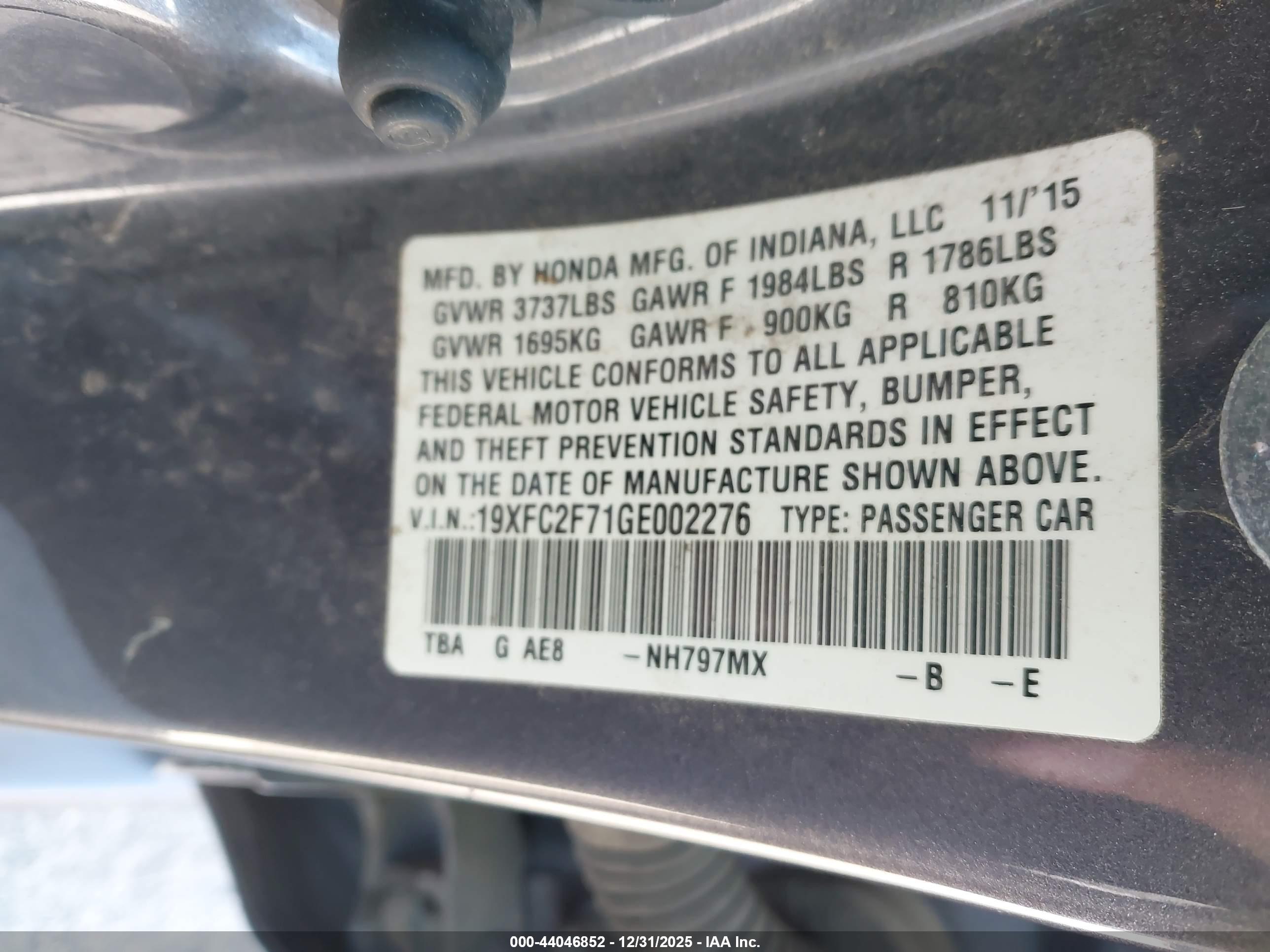 HONDA CIVIC image 9